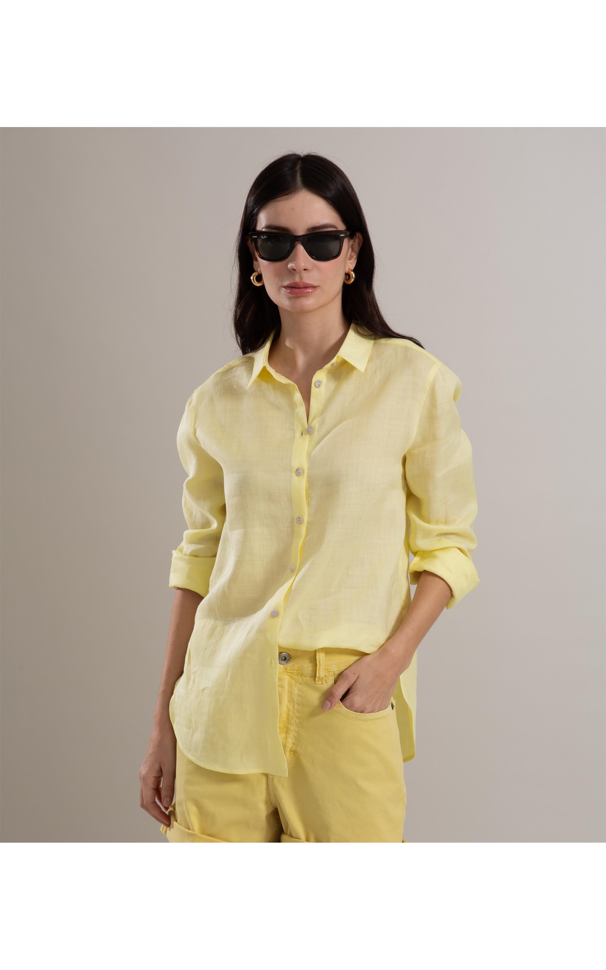 Camisa Nina Rami Amarelo