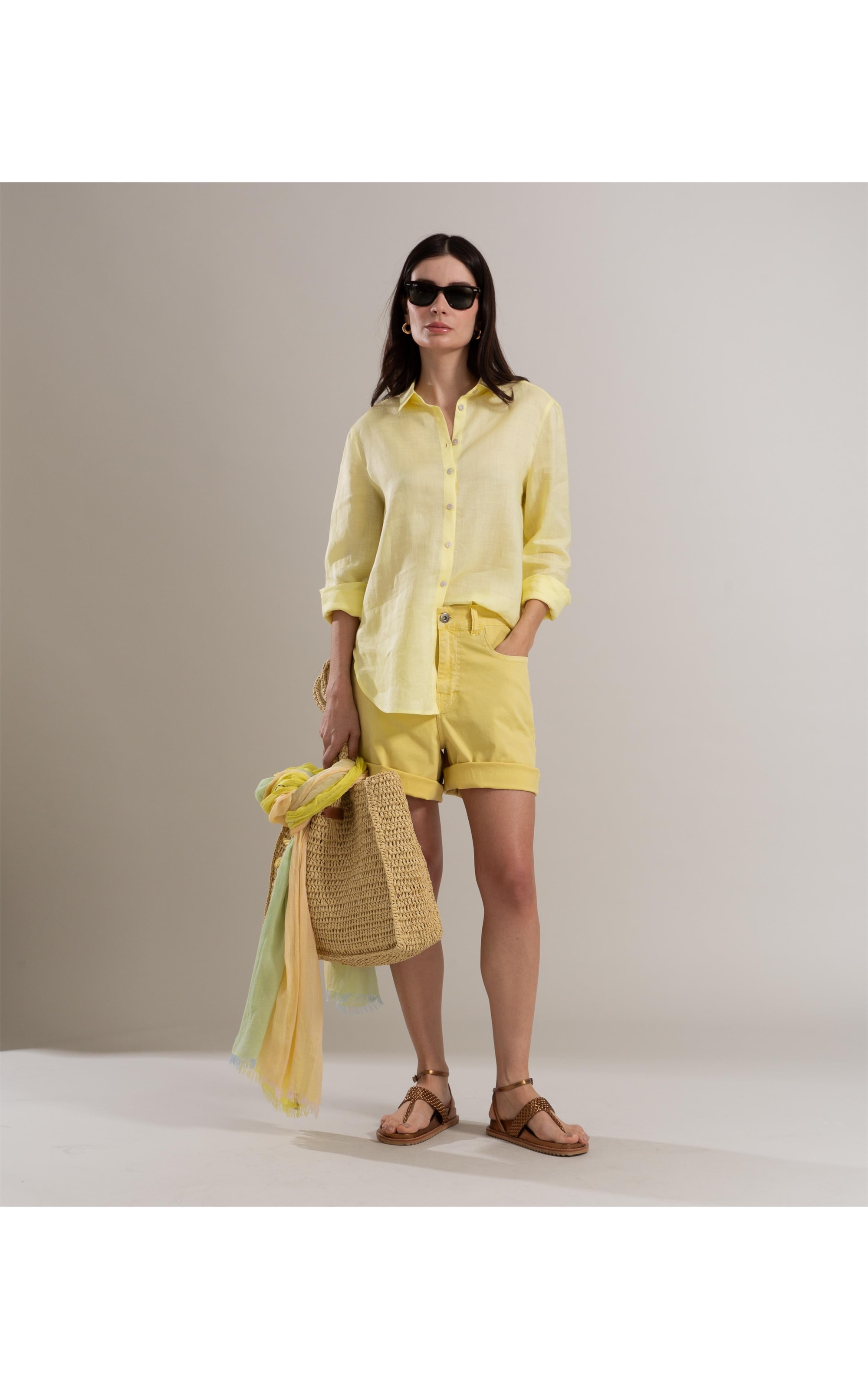 Camisa Nina Rami Amarelo