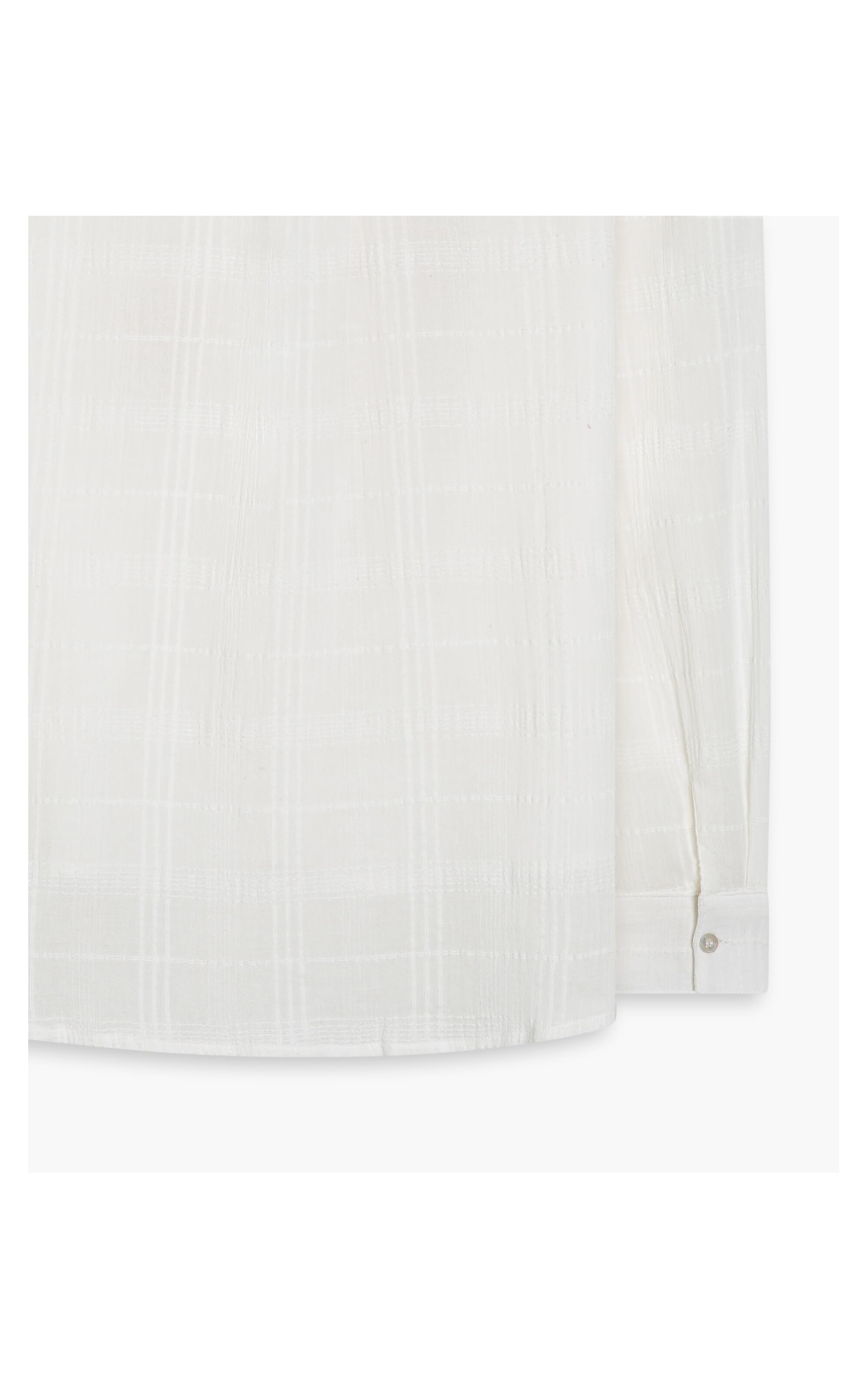 Camisa Nina Voil Maquinetado Off White