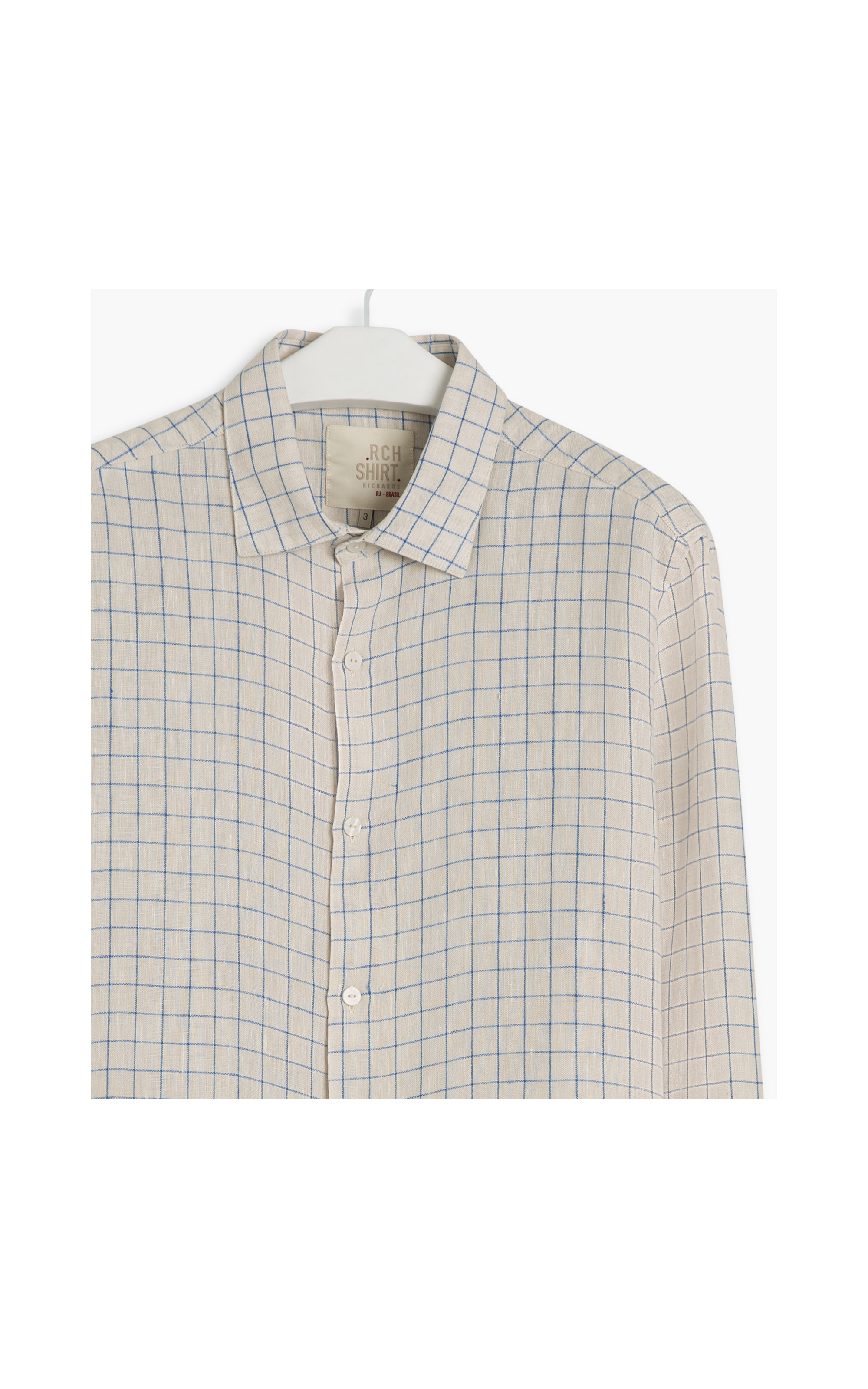Camisa Noah Xadrez Ml Caqui