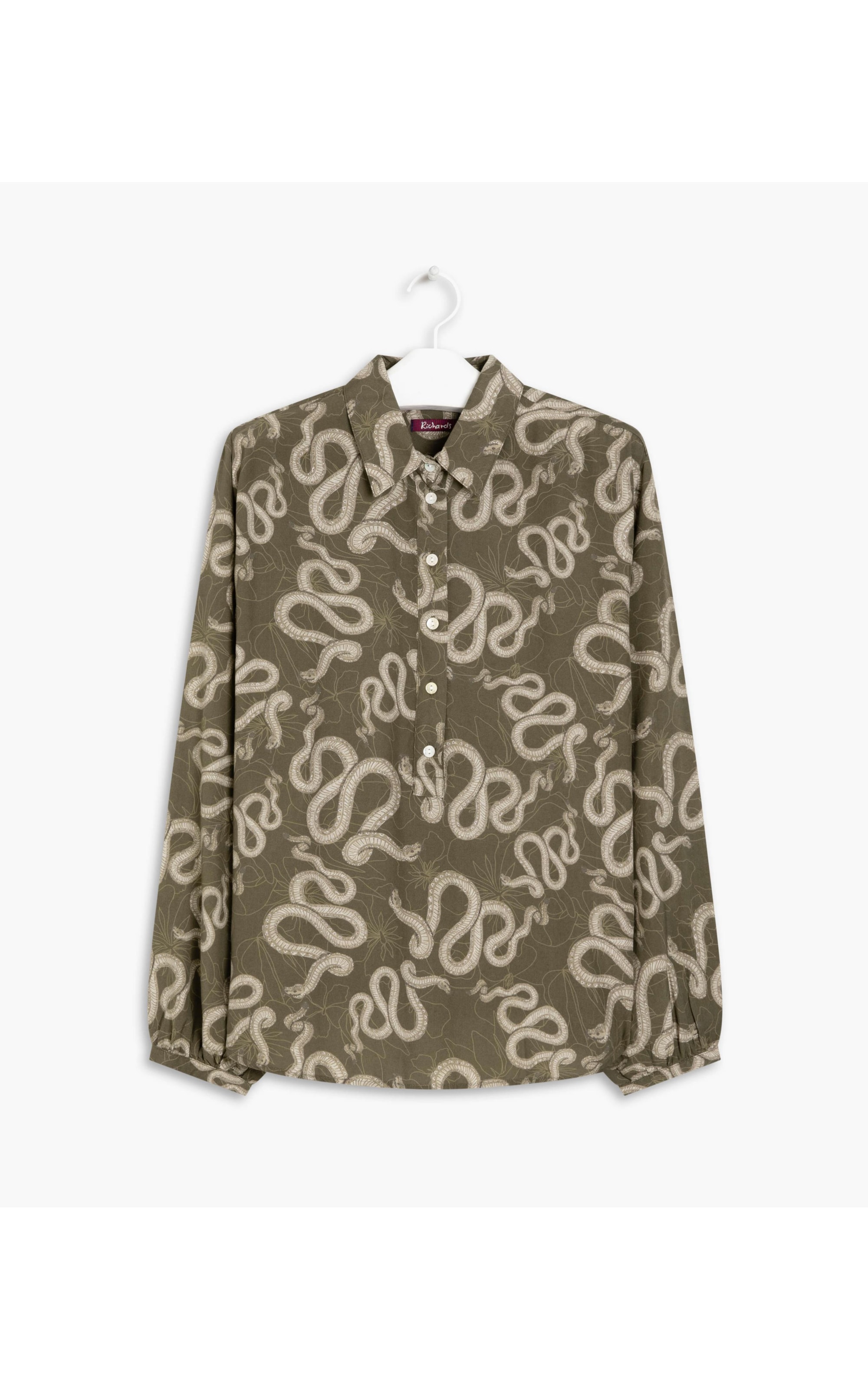 Camisa Noi Cobra Viscose Verde Army