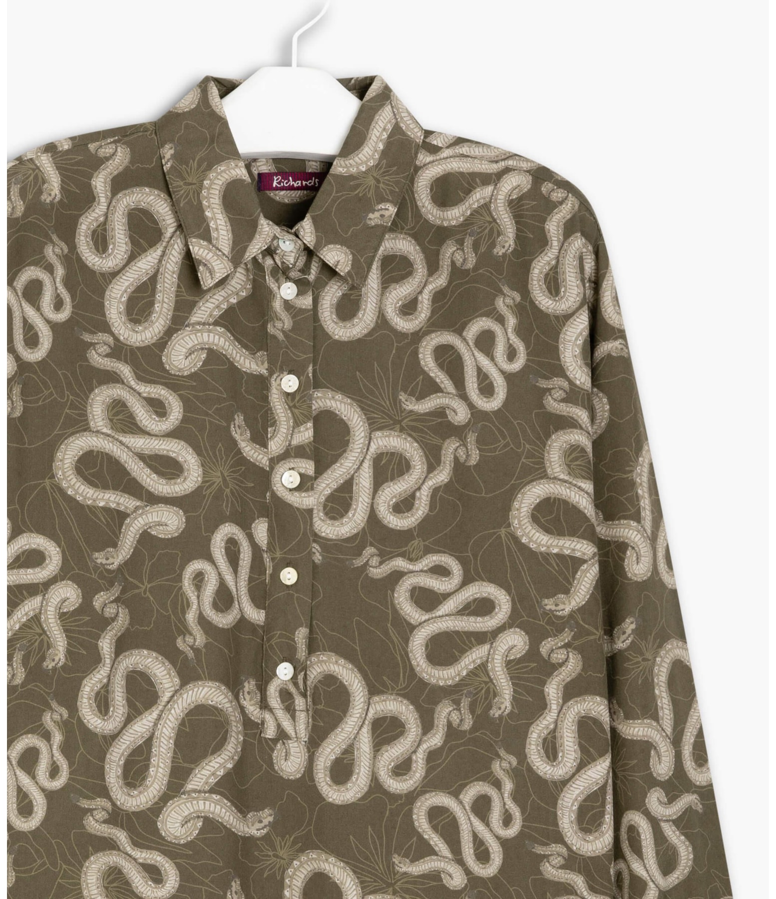 Camisa Noi Cobra Viscose Verde Army
