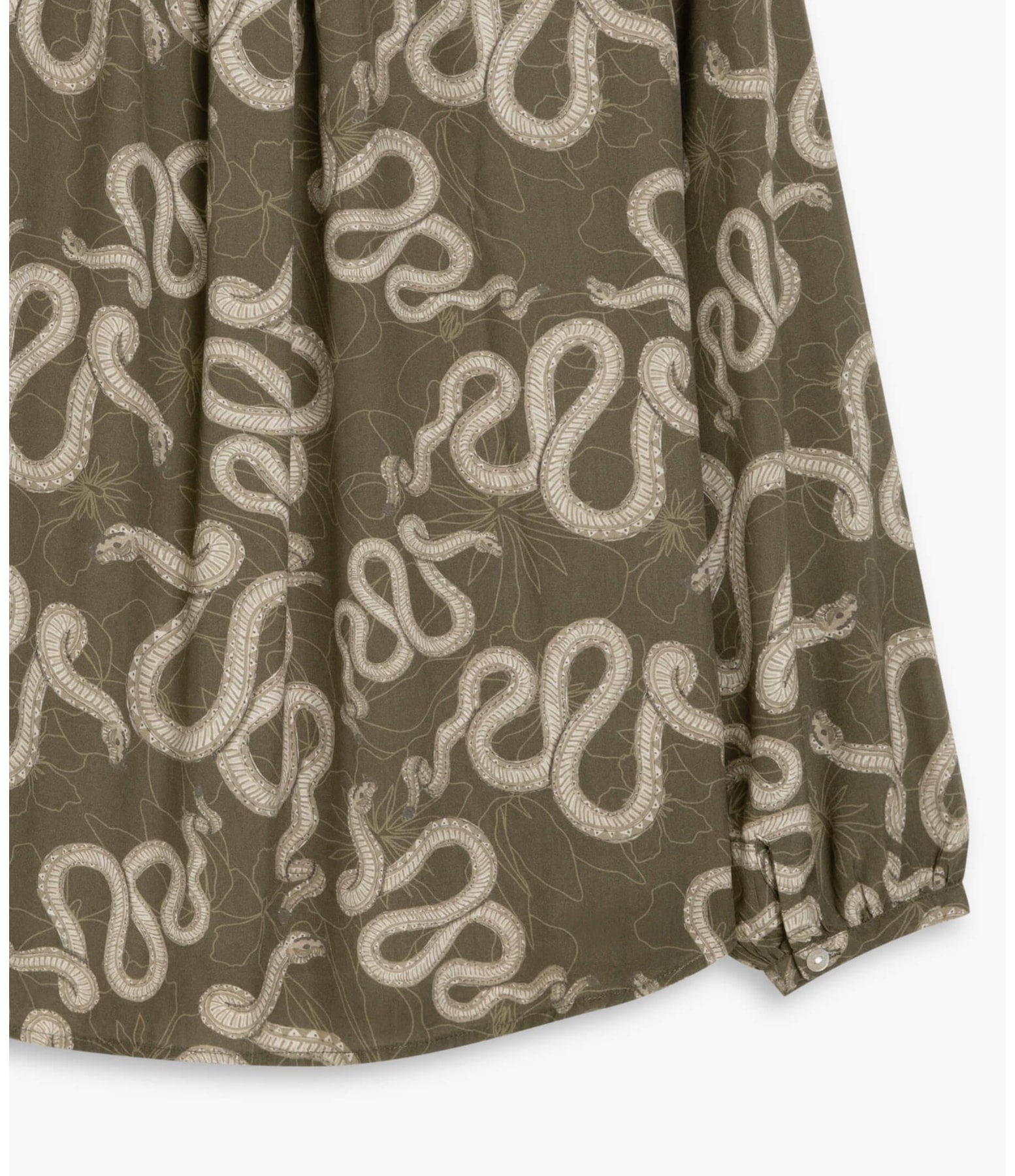 Camisa Noi Cobra Viscose Verde Army