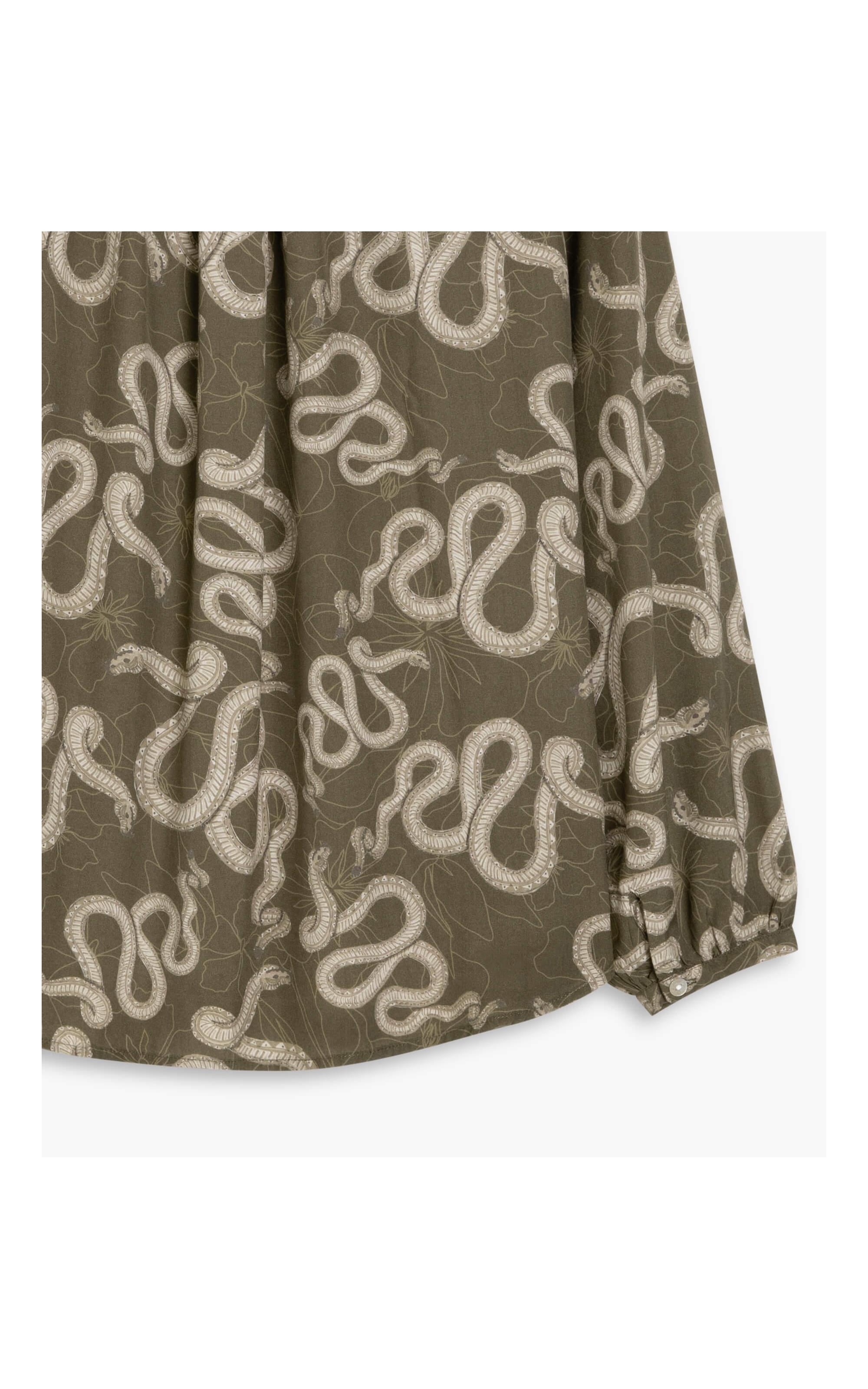 Camisa Noi Cobra Viscose Verde Army