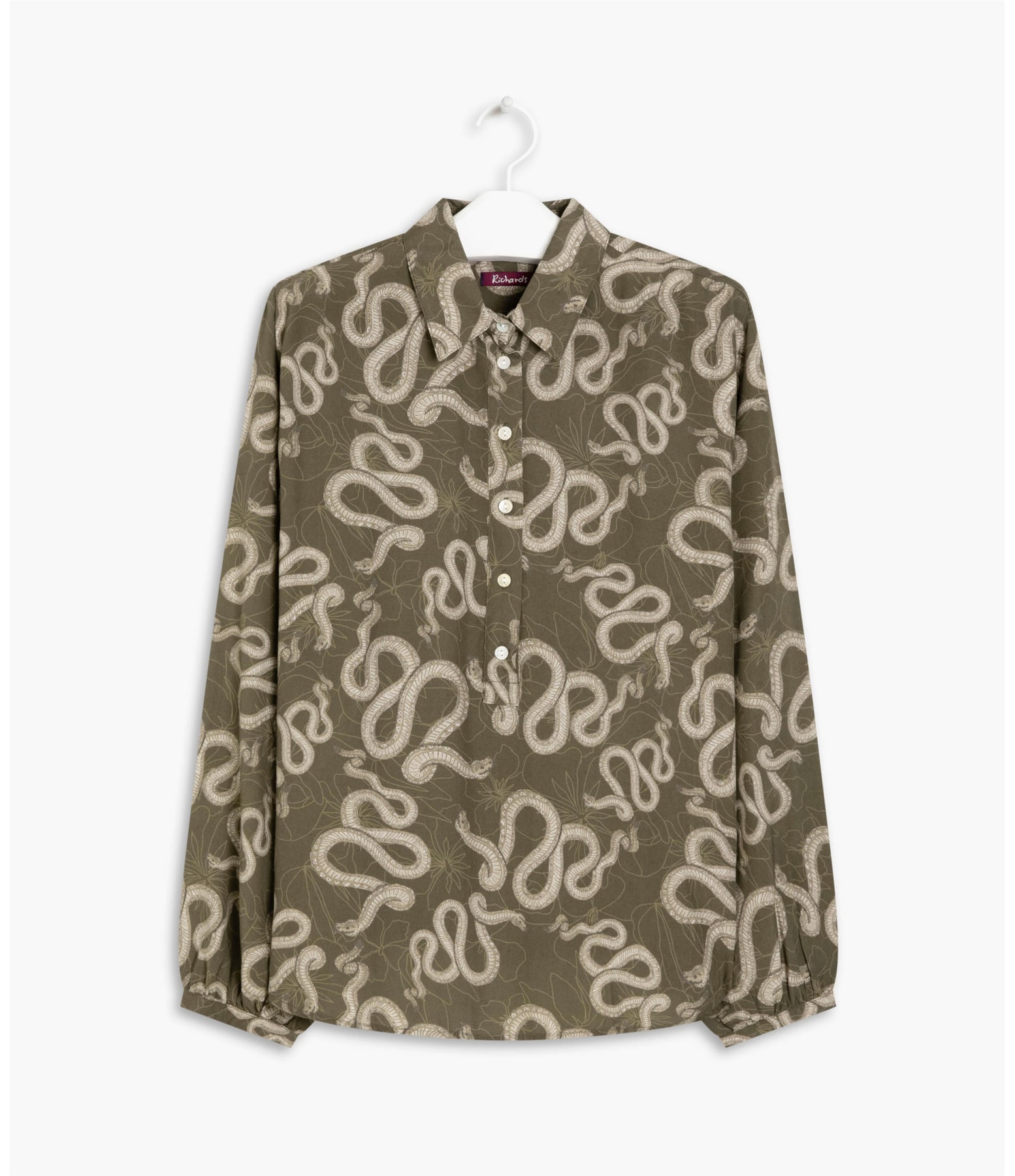 Camisa Noi Cobra Viscose Verde Army