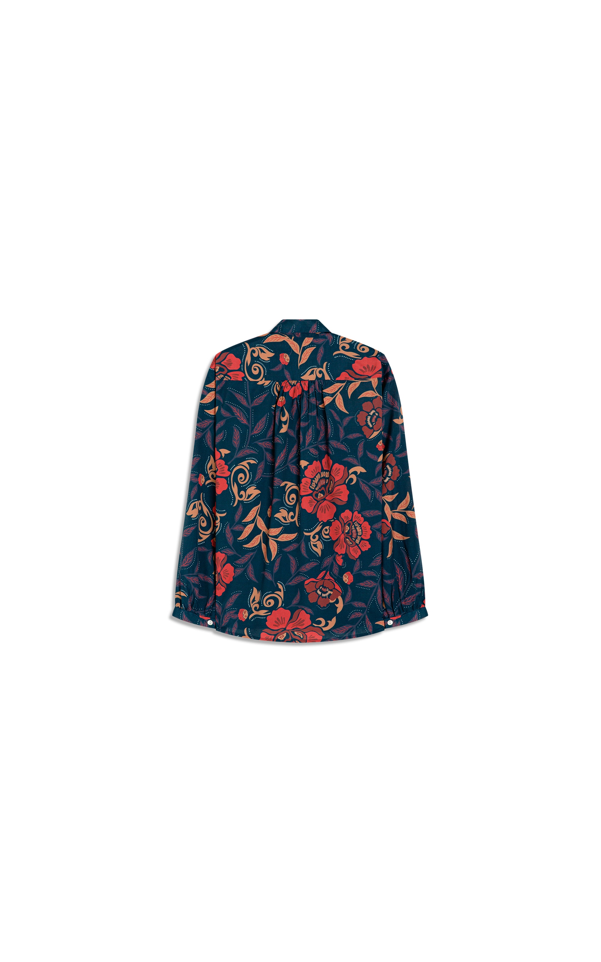 Camisa Noi Mexicana Viscose Marinho
