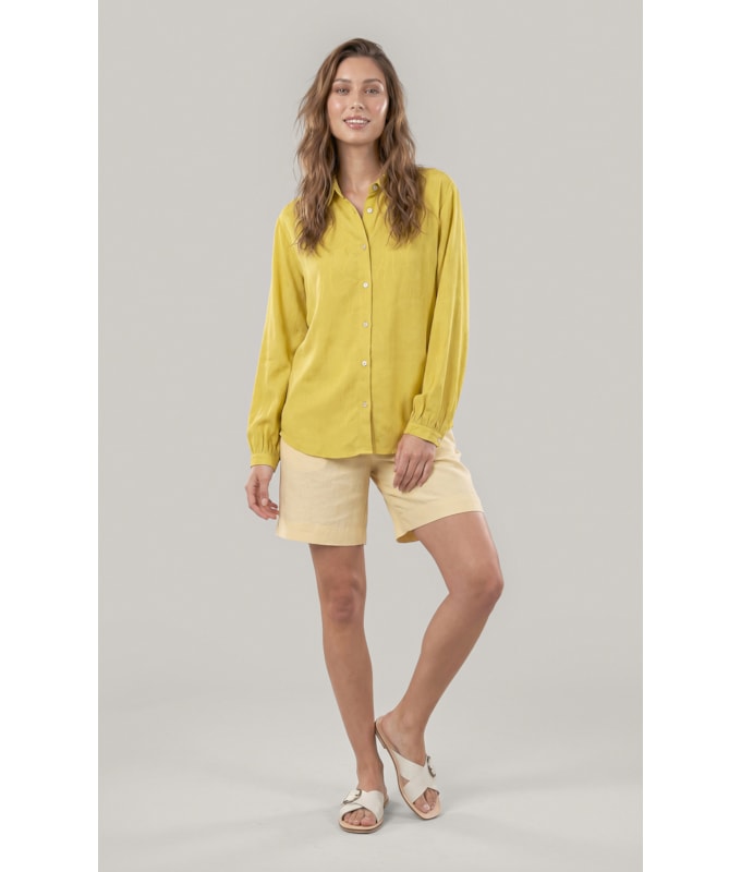 Camisa Noi Poa Agua Viva Viscose Lemon
