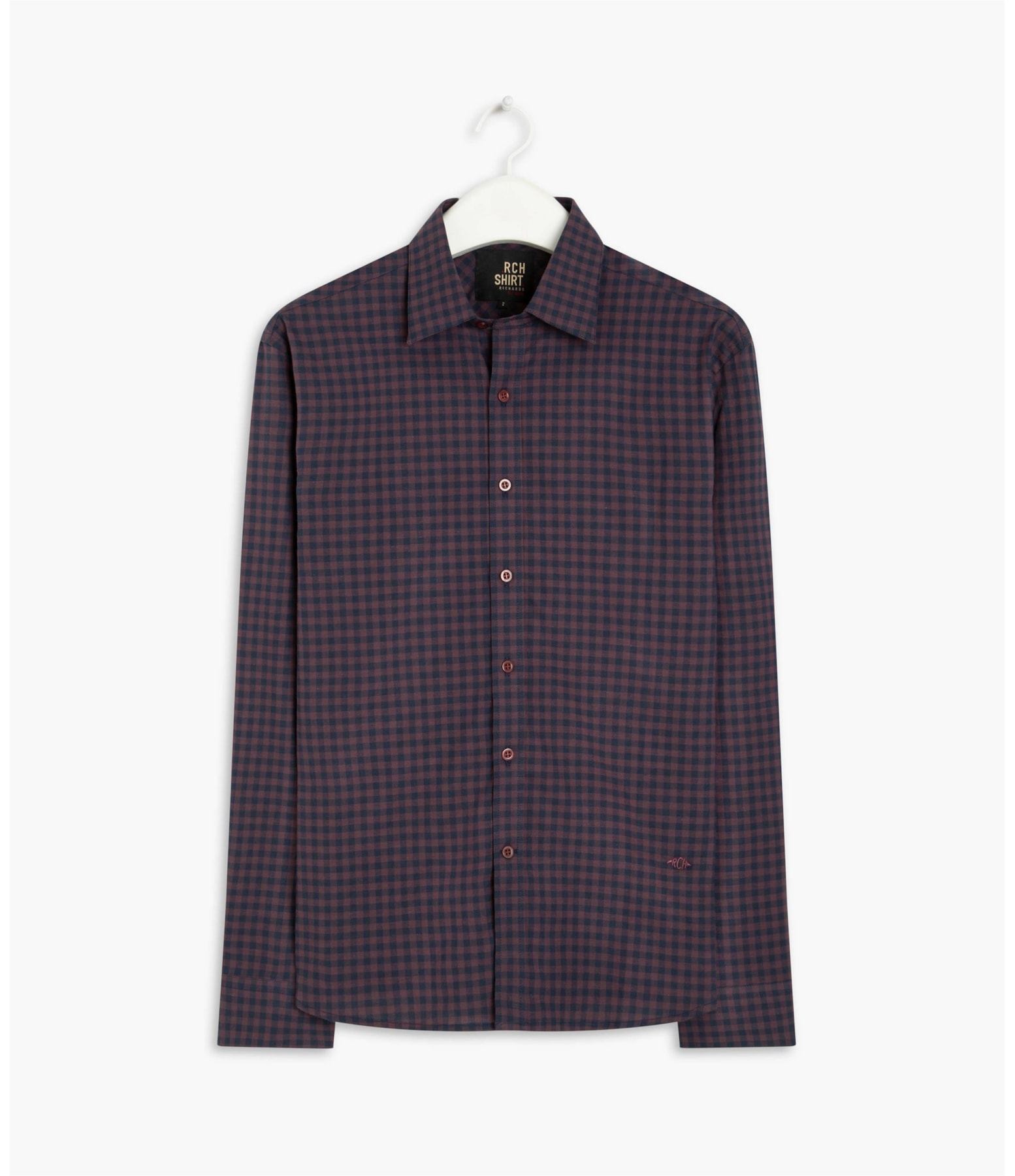Camisa North Plaid Bordeaux