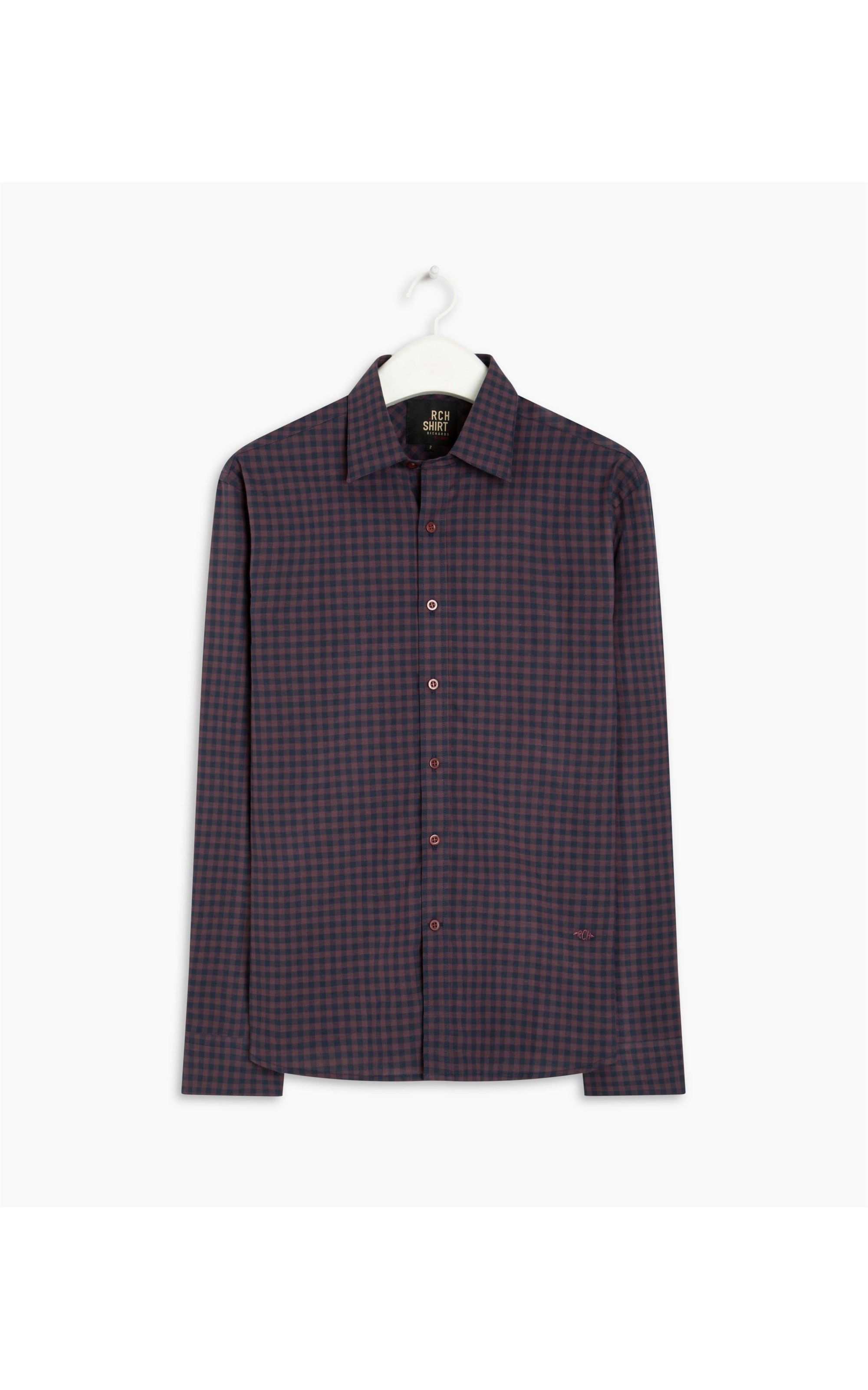 Camisa North Plaid Bordeaux