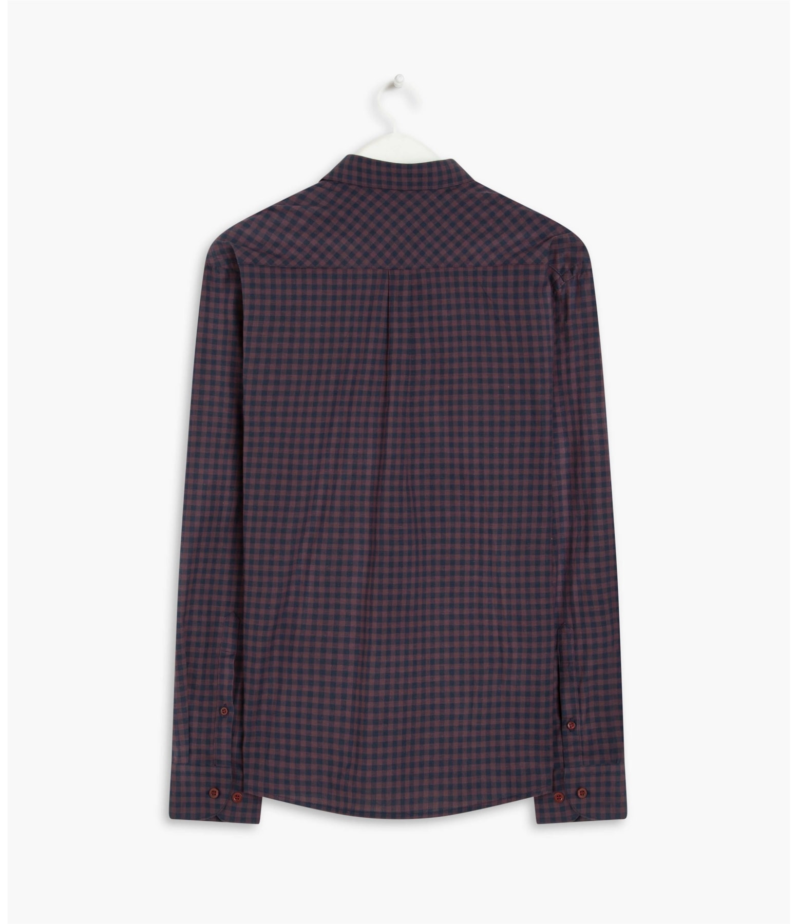 Camisa North Plaid Bordeaux