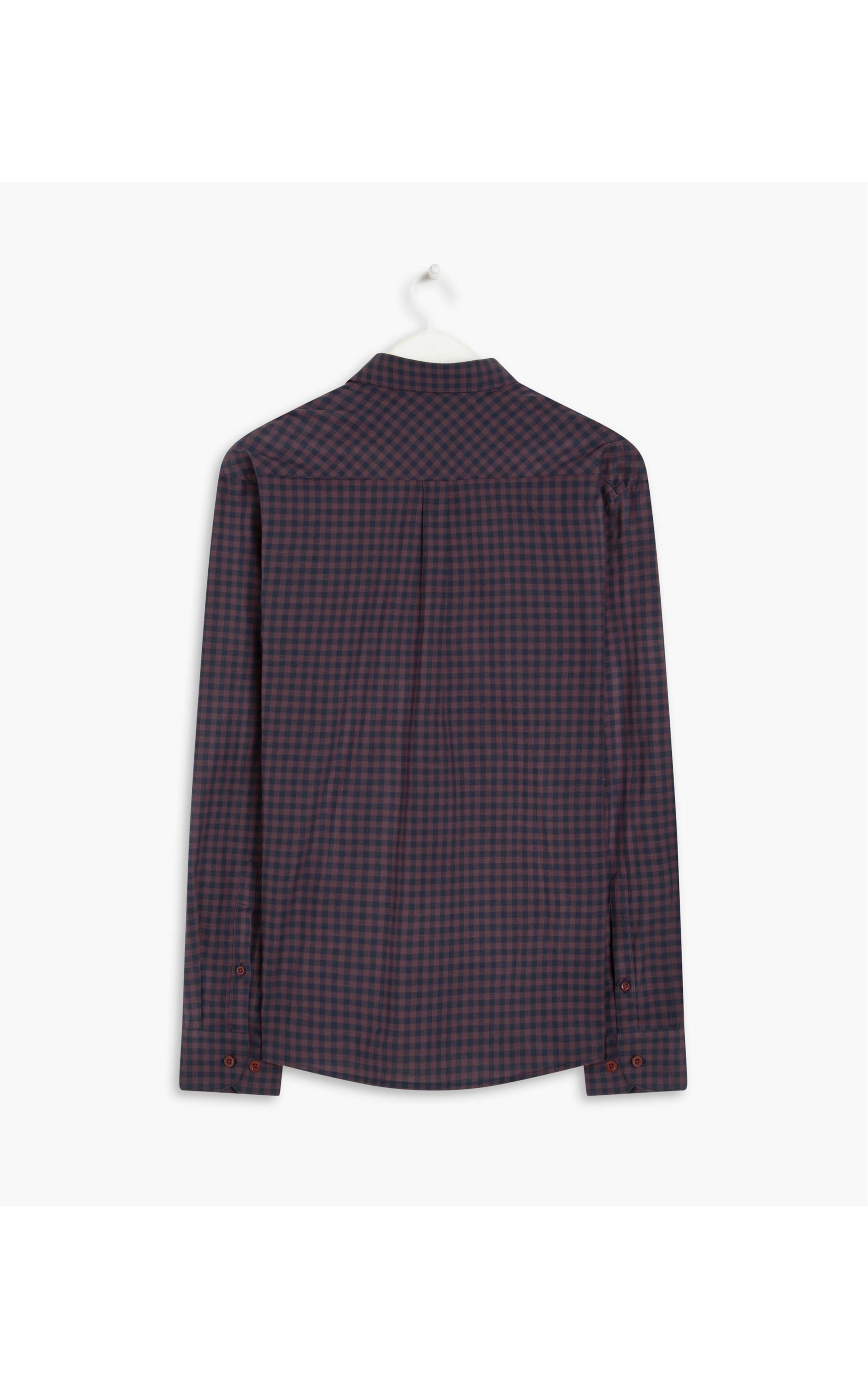 Camisa North Plaid Bordeaux