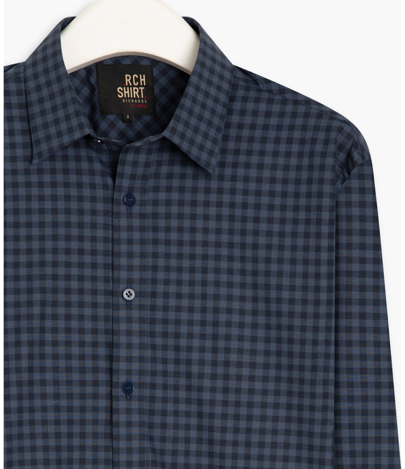  Camisa North Plaid Dark Navy