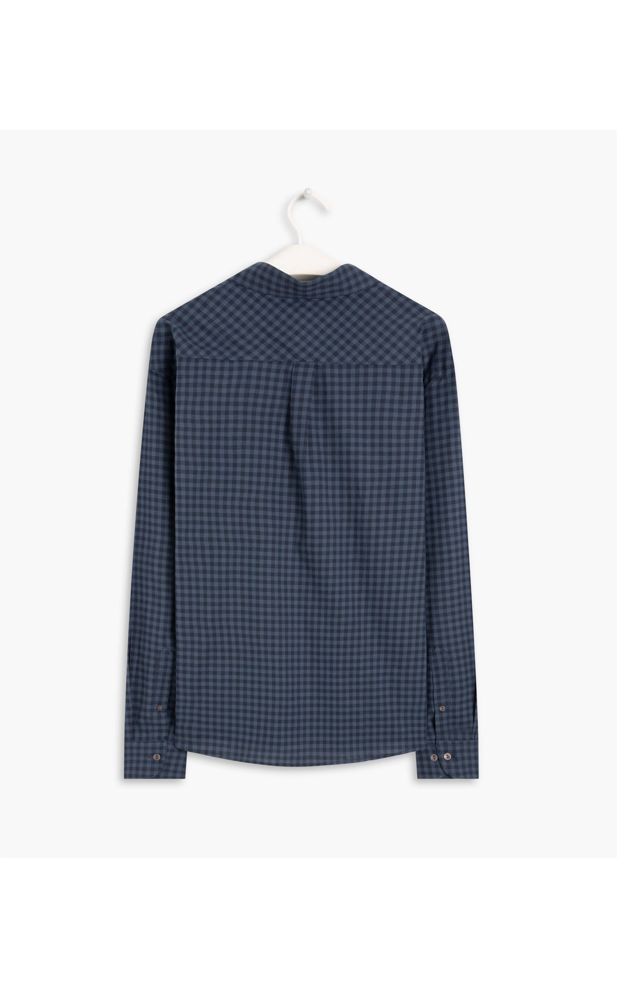Camisa North Plaid Dark Navy