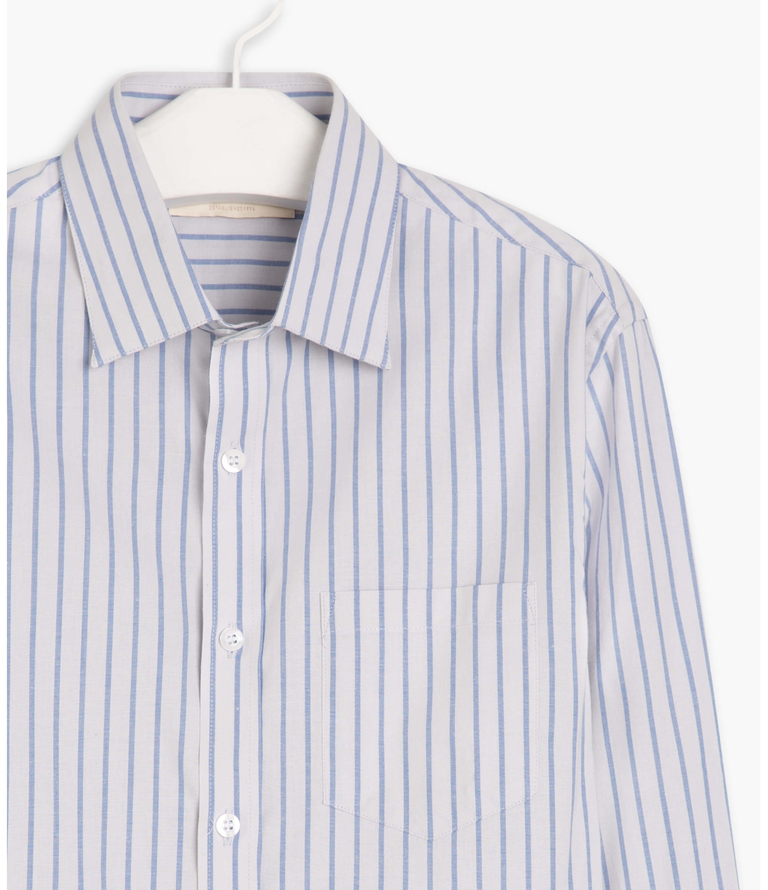 Camisa Ny Listrada Ml Azul Bic