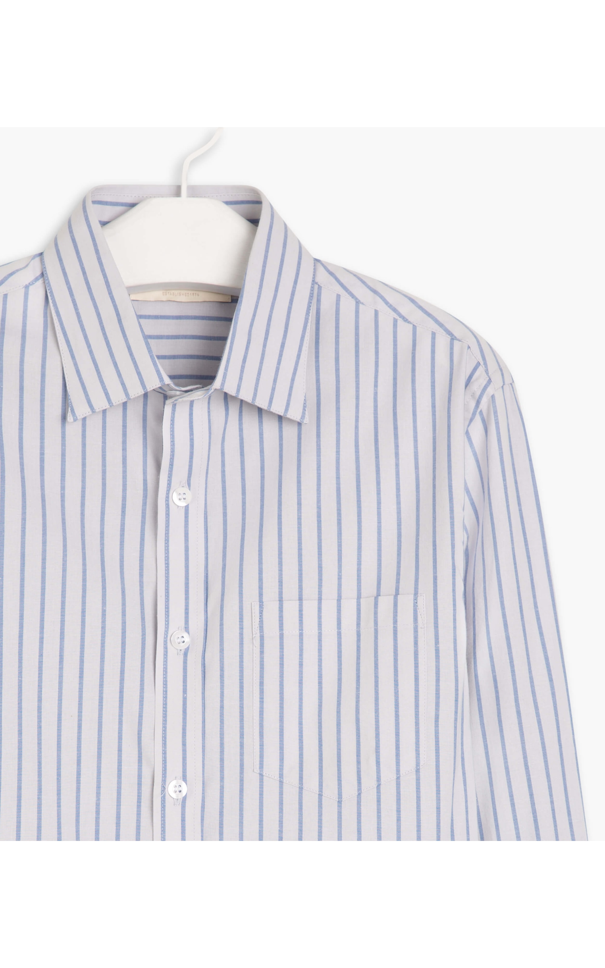 Camisa Ny Listrada Ml Azul Bic