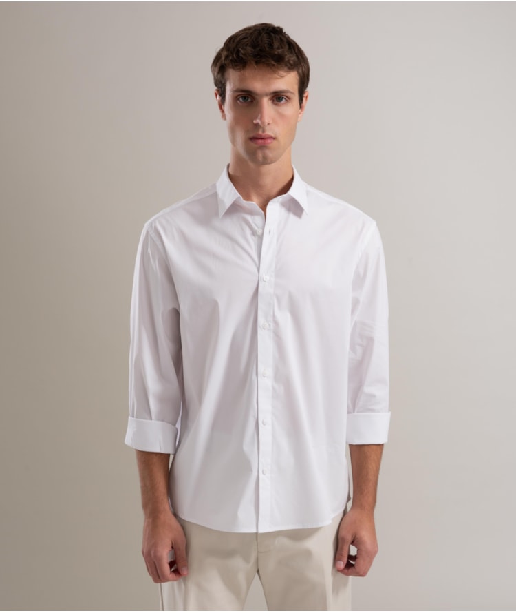 Camisa Nylon Spandex Branco