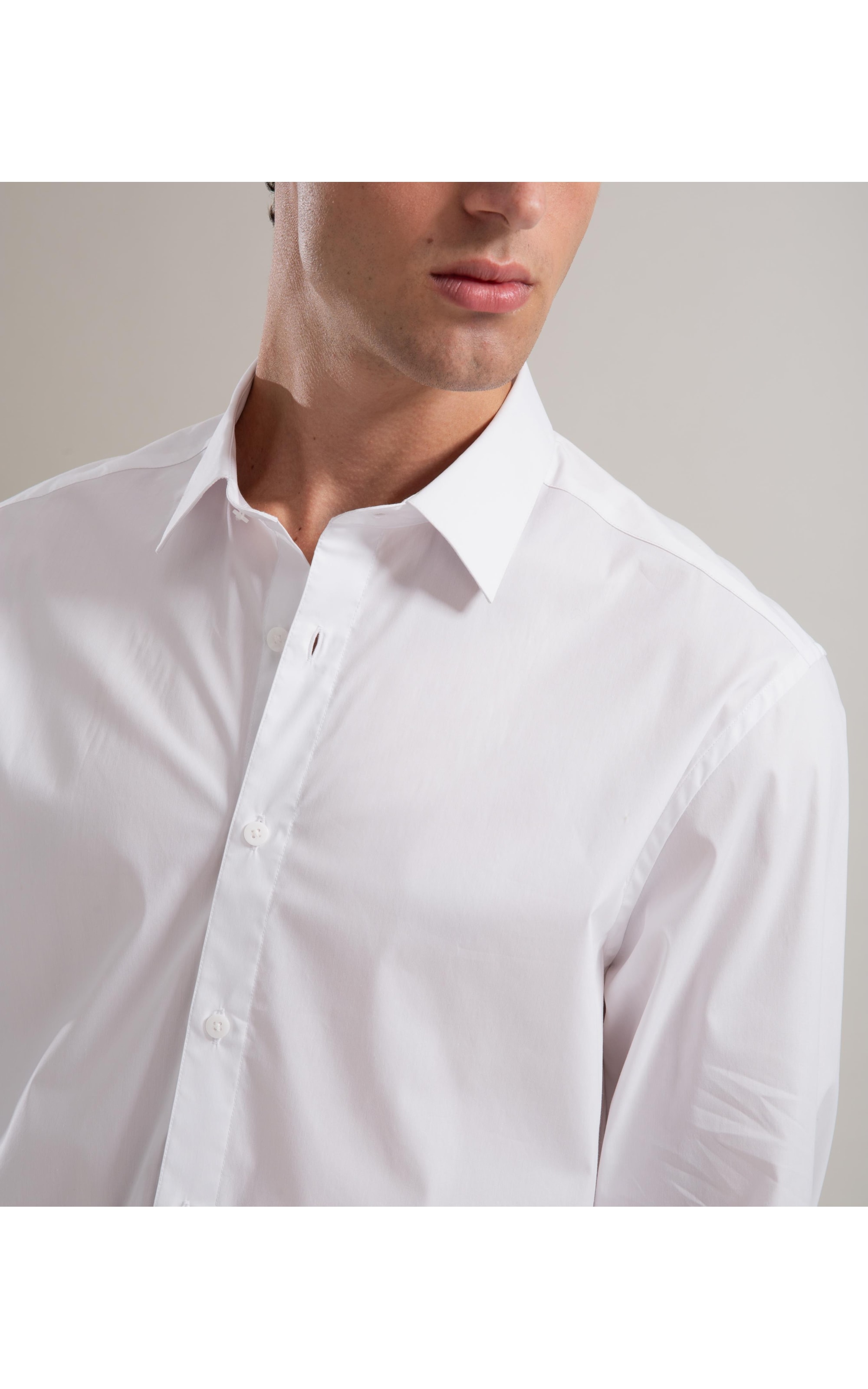 Camisa Nylon Spandex Branco