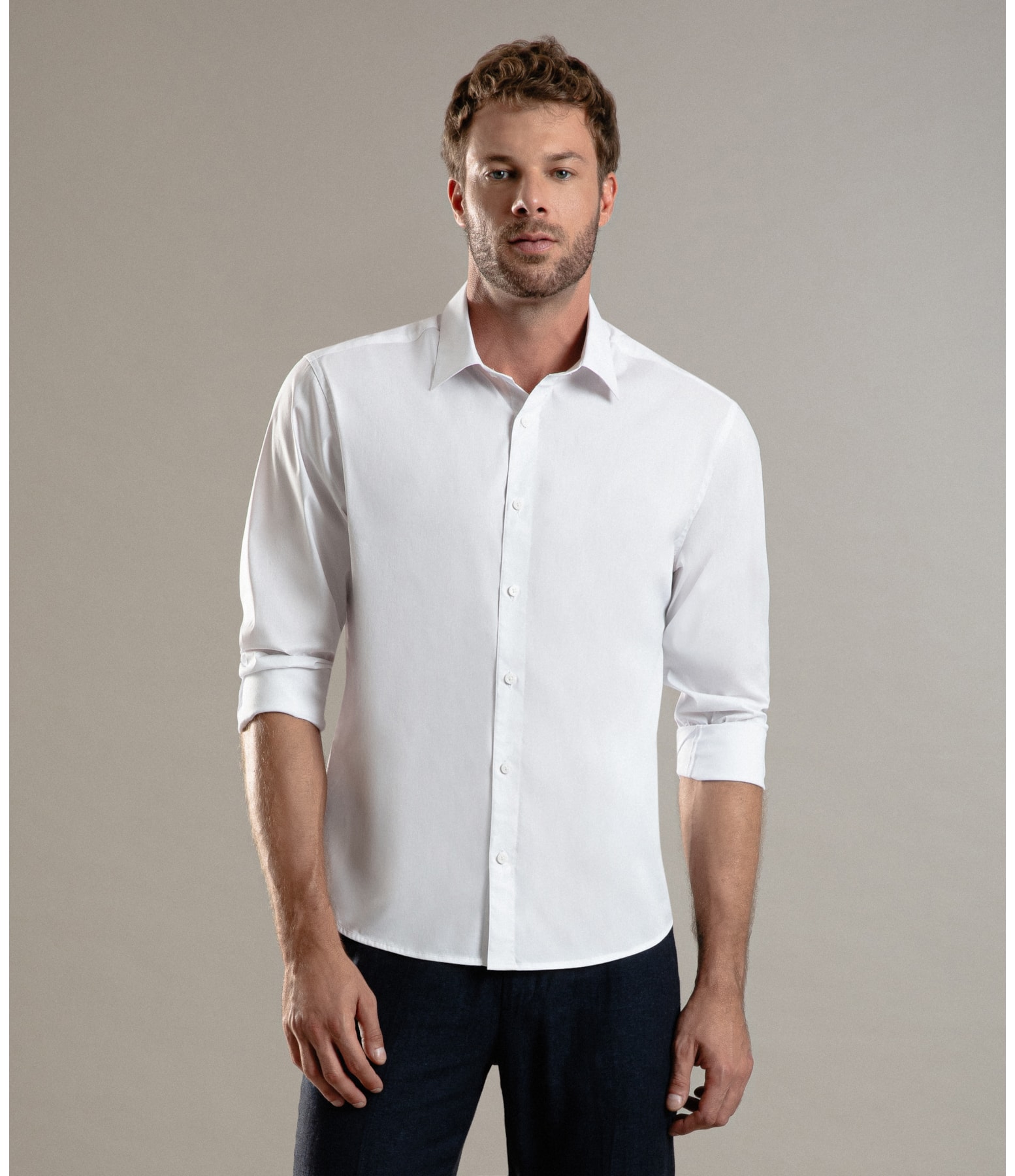 Camisa Nylon Spandex Branco