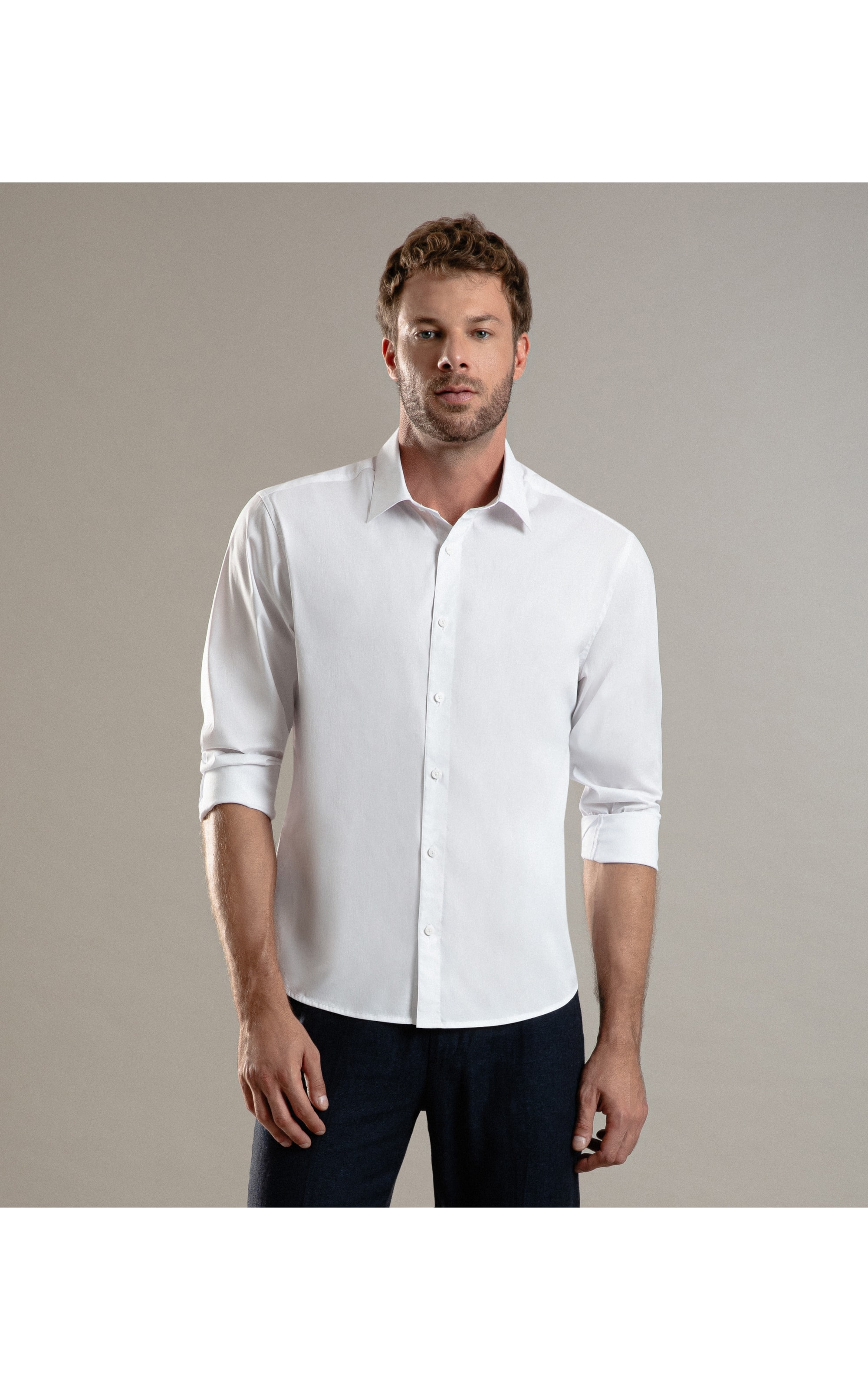 Camisa Nylon Spandex Branco