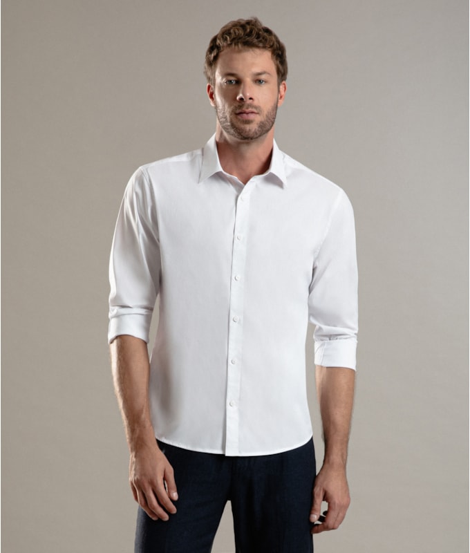 Camisa Nylon Spandex Branco