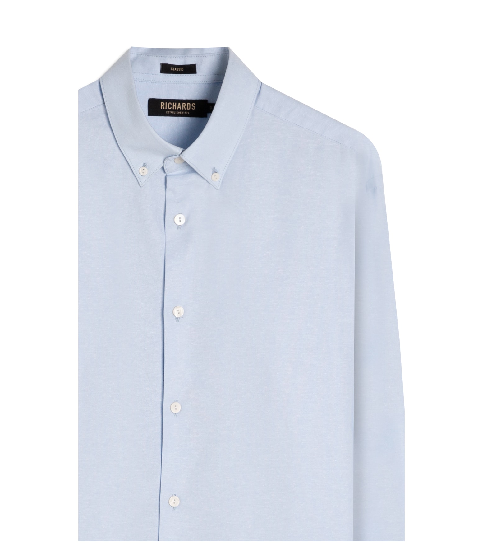 Camisa Oxford Azul Claro