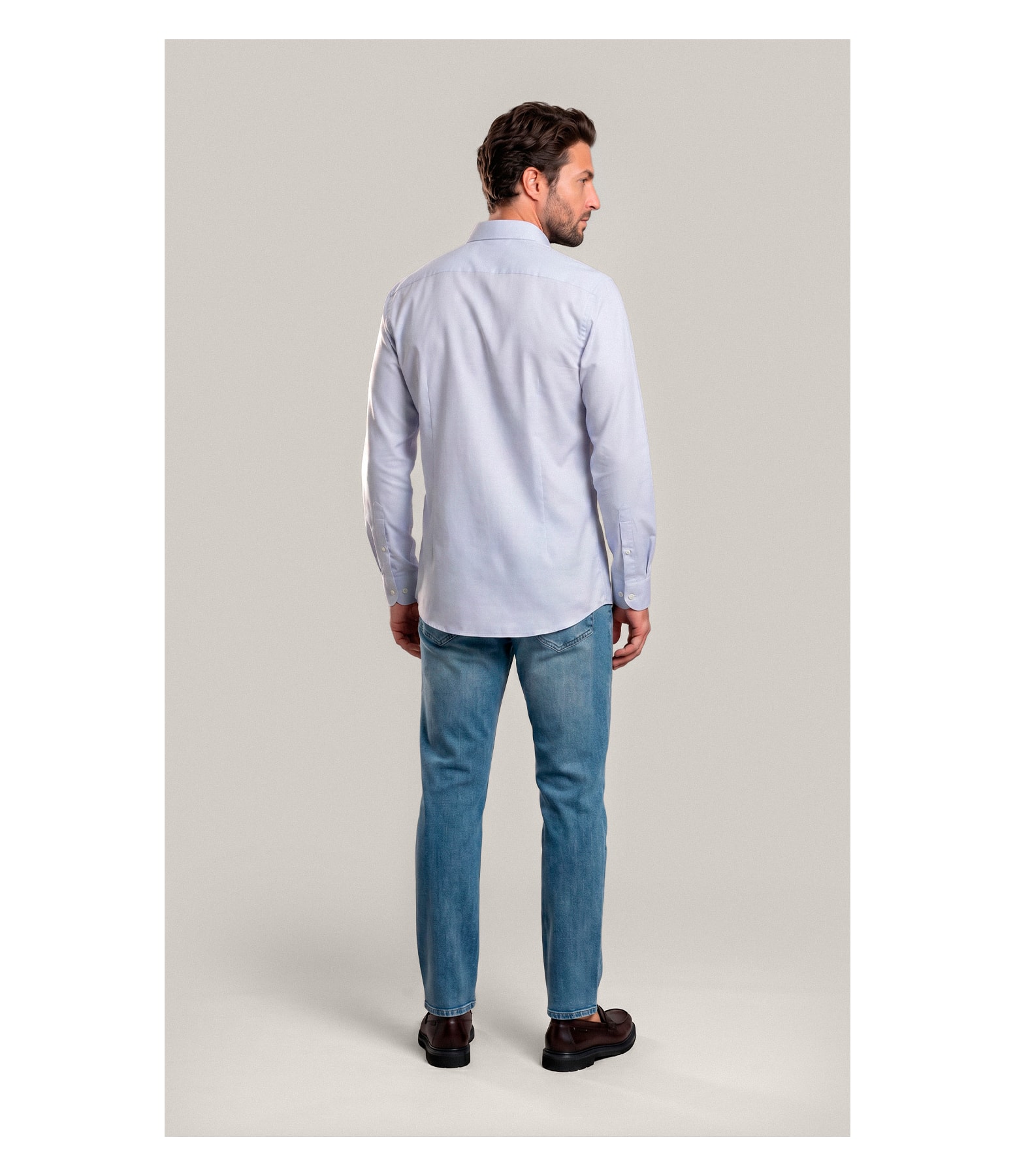 Camisa Oxford Flex Classic St Ml Niquel