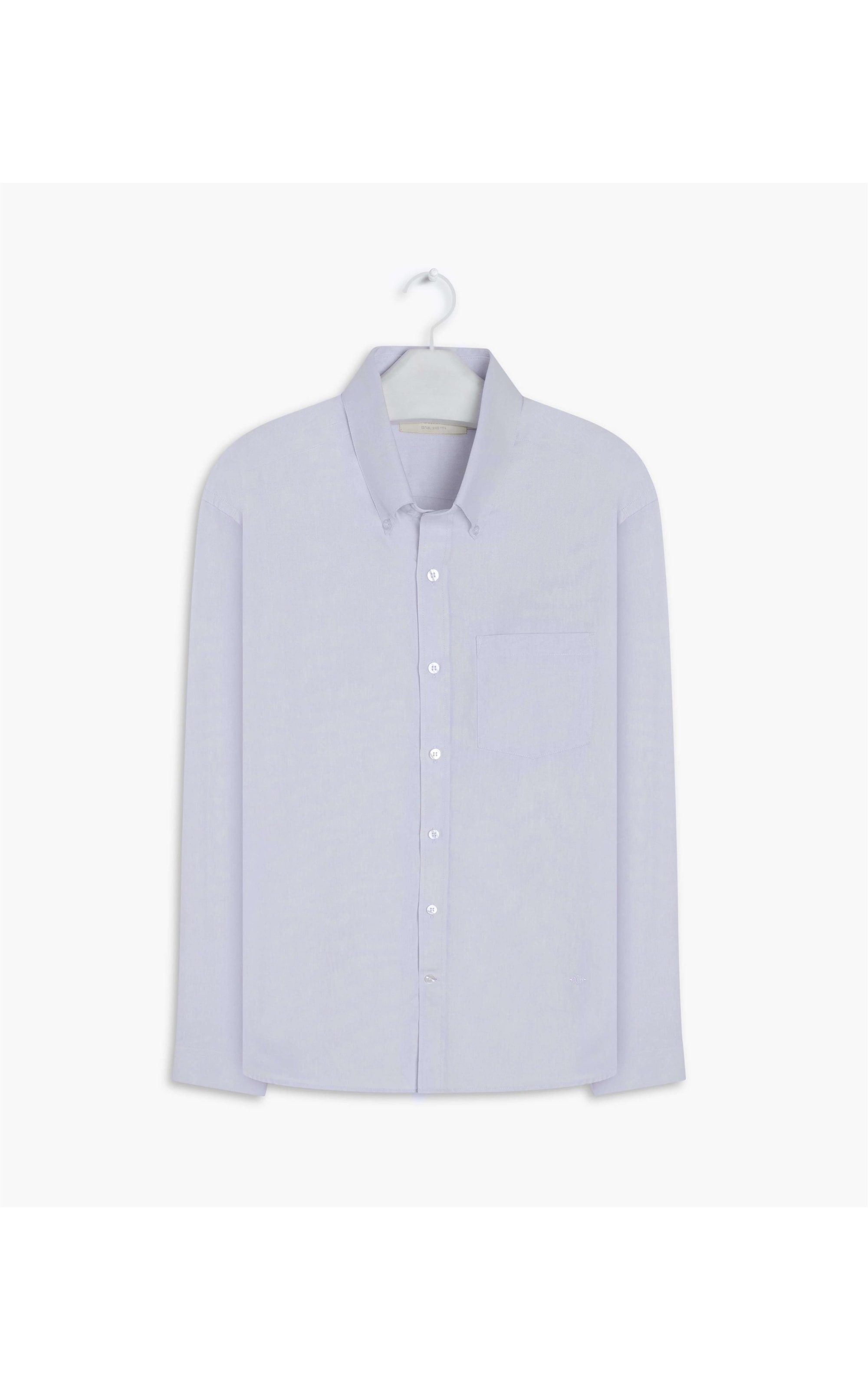 Camisa Oxford Ml Azul Bic