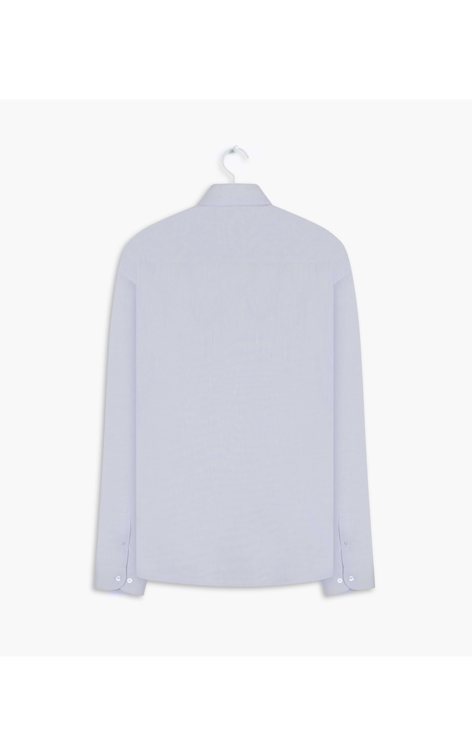 Camisa Oxford Ml Azul Bic