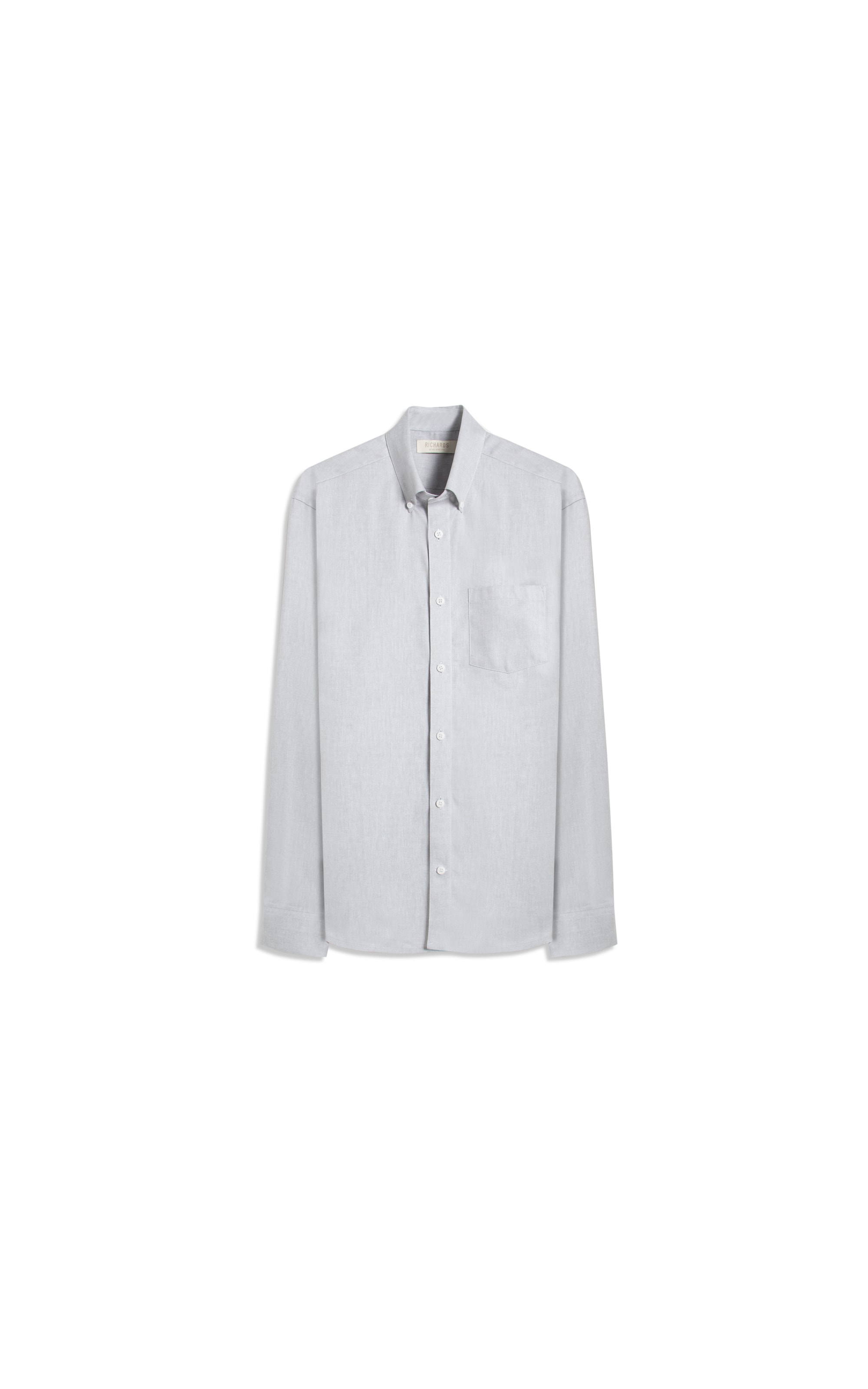 Camisa Oxford Ml Silver Gray
