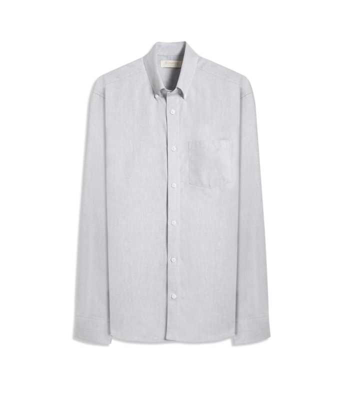 Camisa Oxford Ml Silver Gray