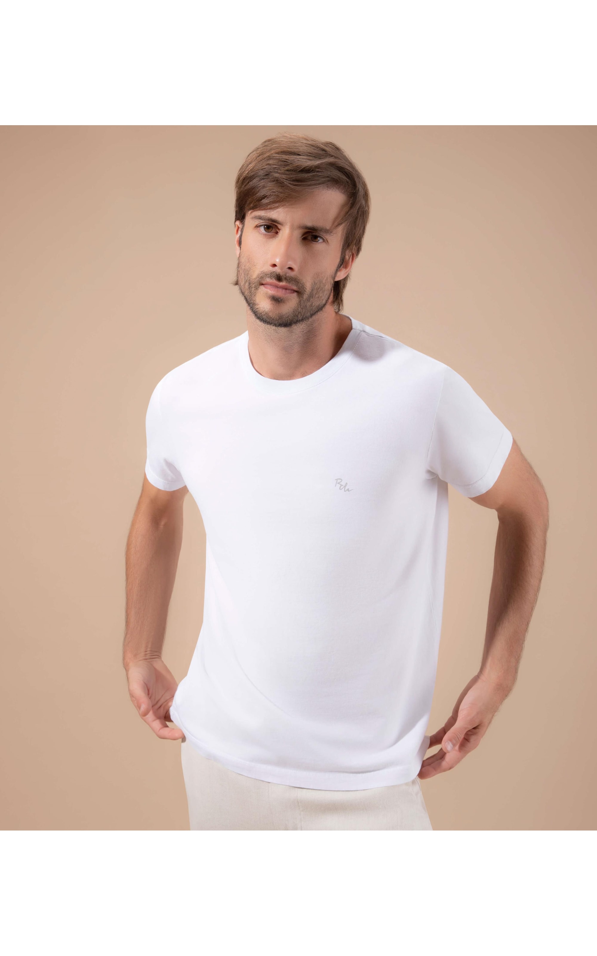 Camisa Oxford Stretch Ml Branco
