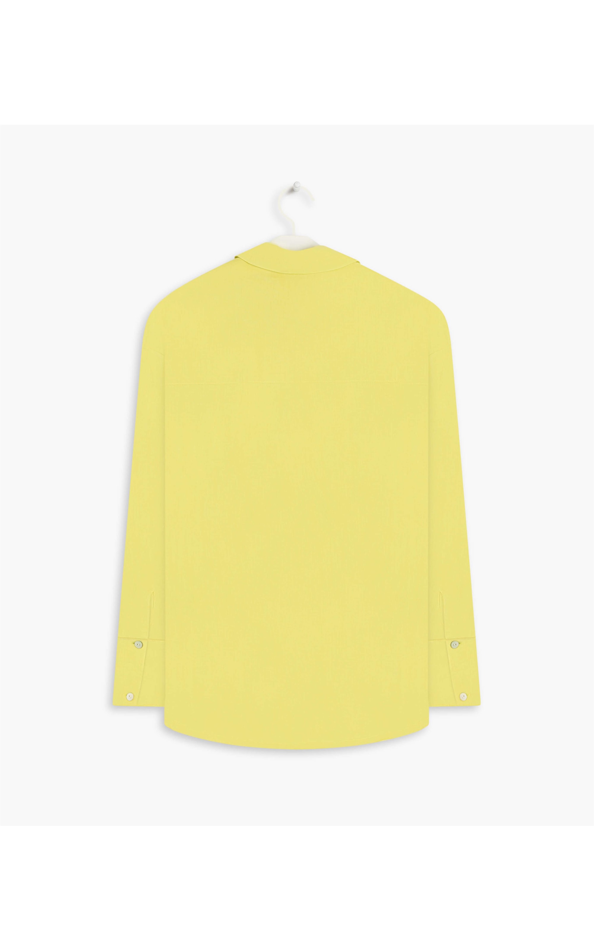 Camisa Palm Cotton Amarelo Claro
