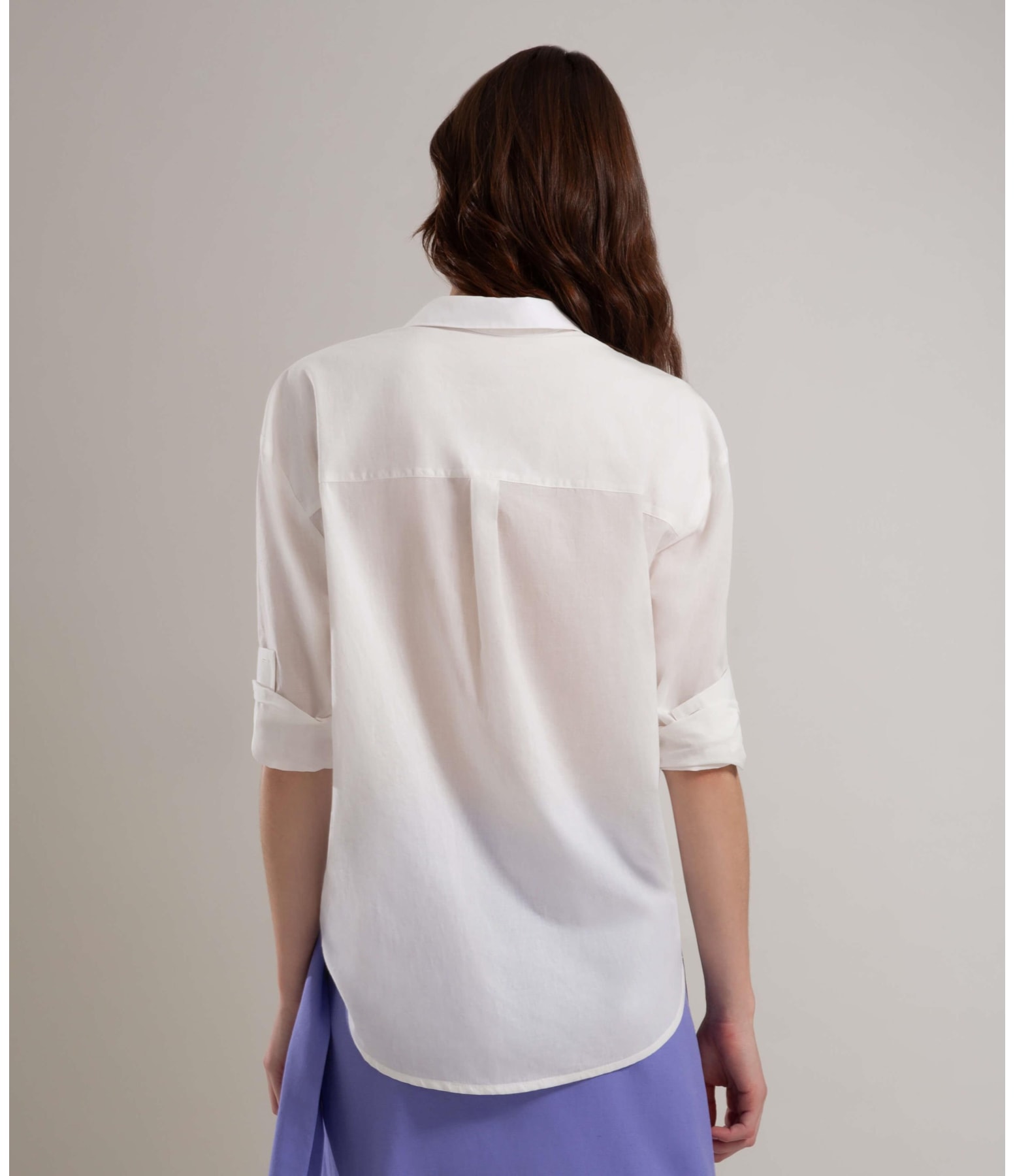 Camisa Palm Cotton Off White
