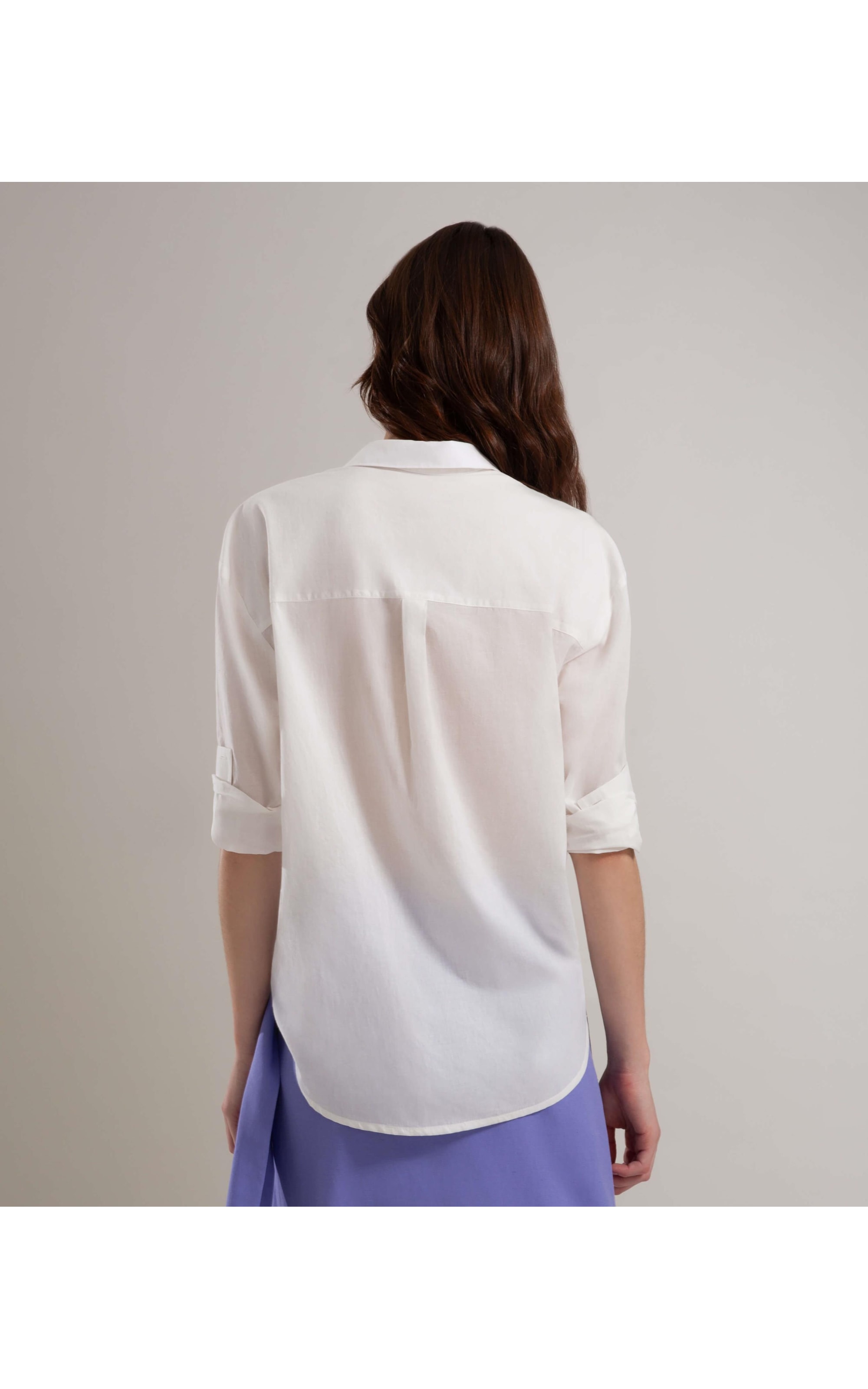 Camisa Palm Cotton Off White
