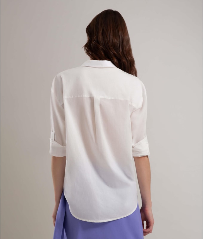 Camisa Palm Cotton Off White