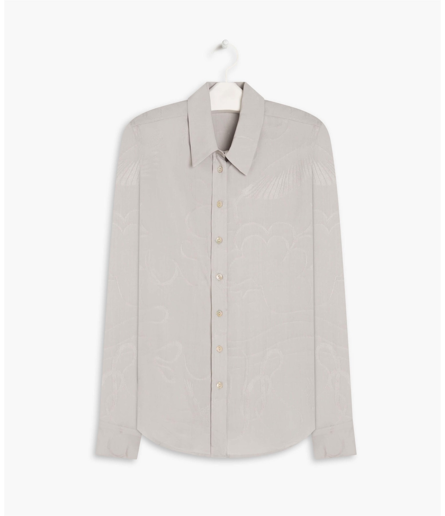 Camisa Papoula Jac Crane Prata