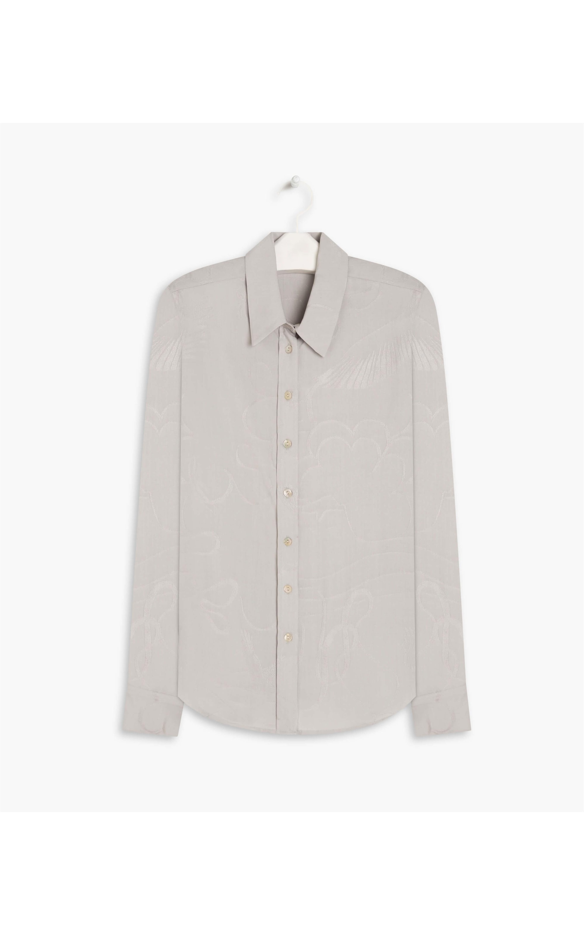 Camisa Papoula Jac Crane Prata