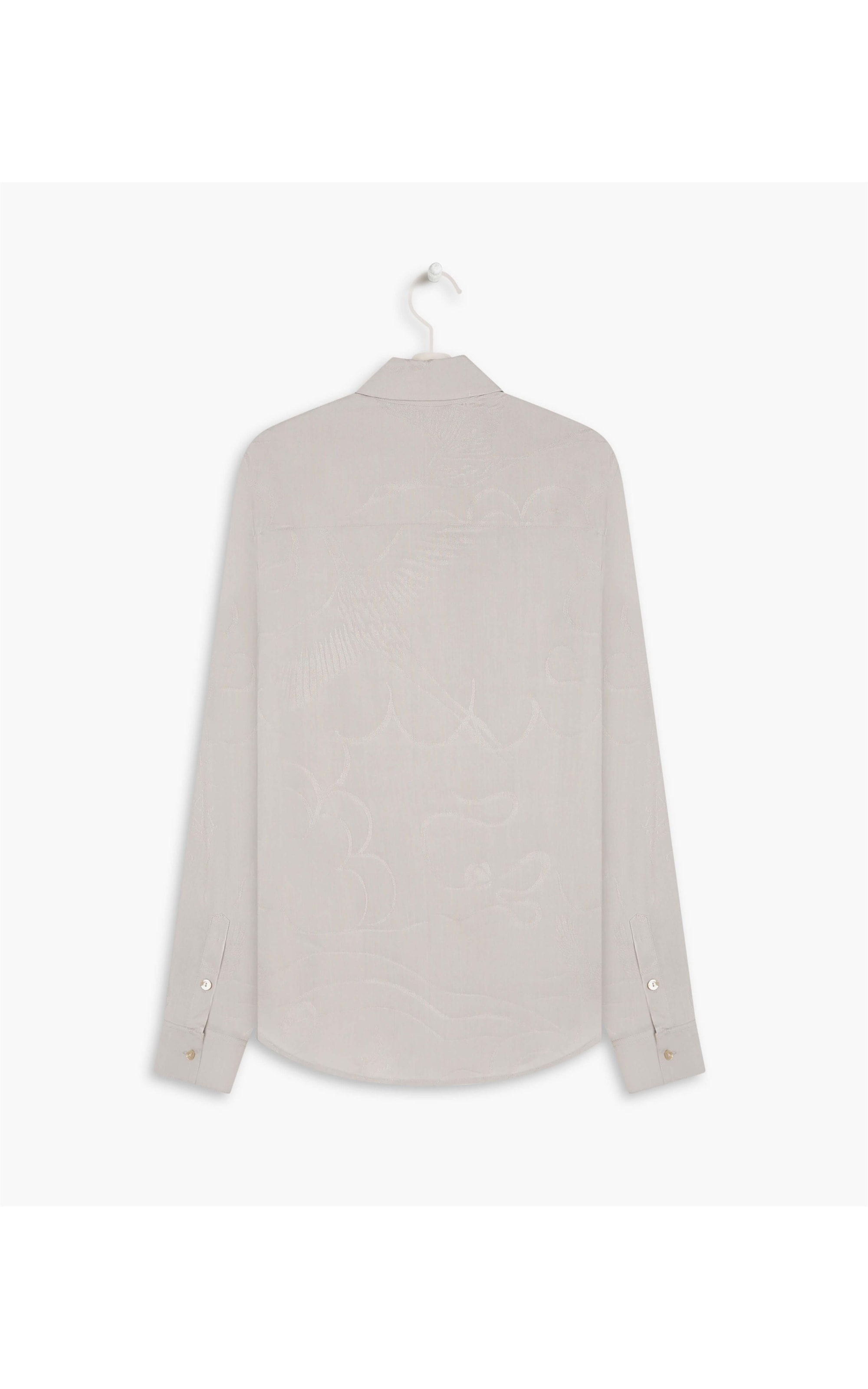 Camisa Papoula Jac Crane Prata