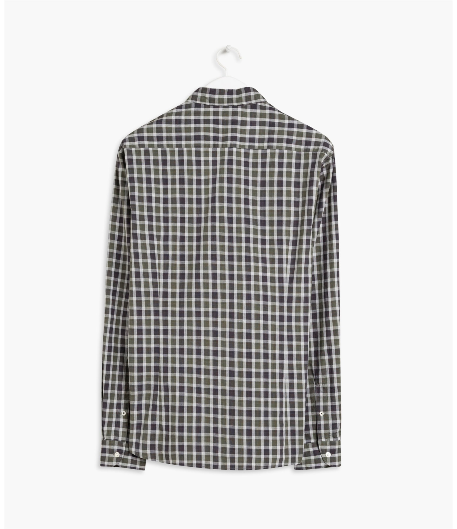 Camisa Paris Xadrez Ml Verde Mescla