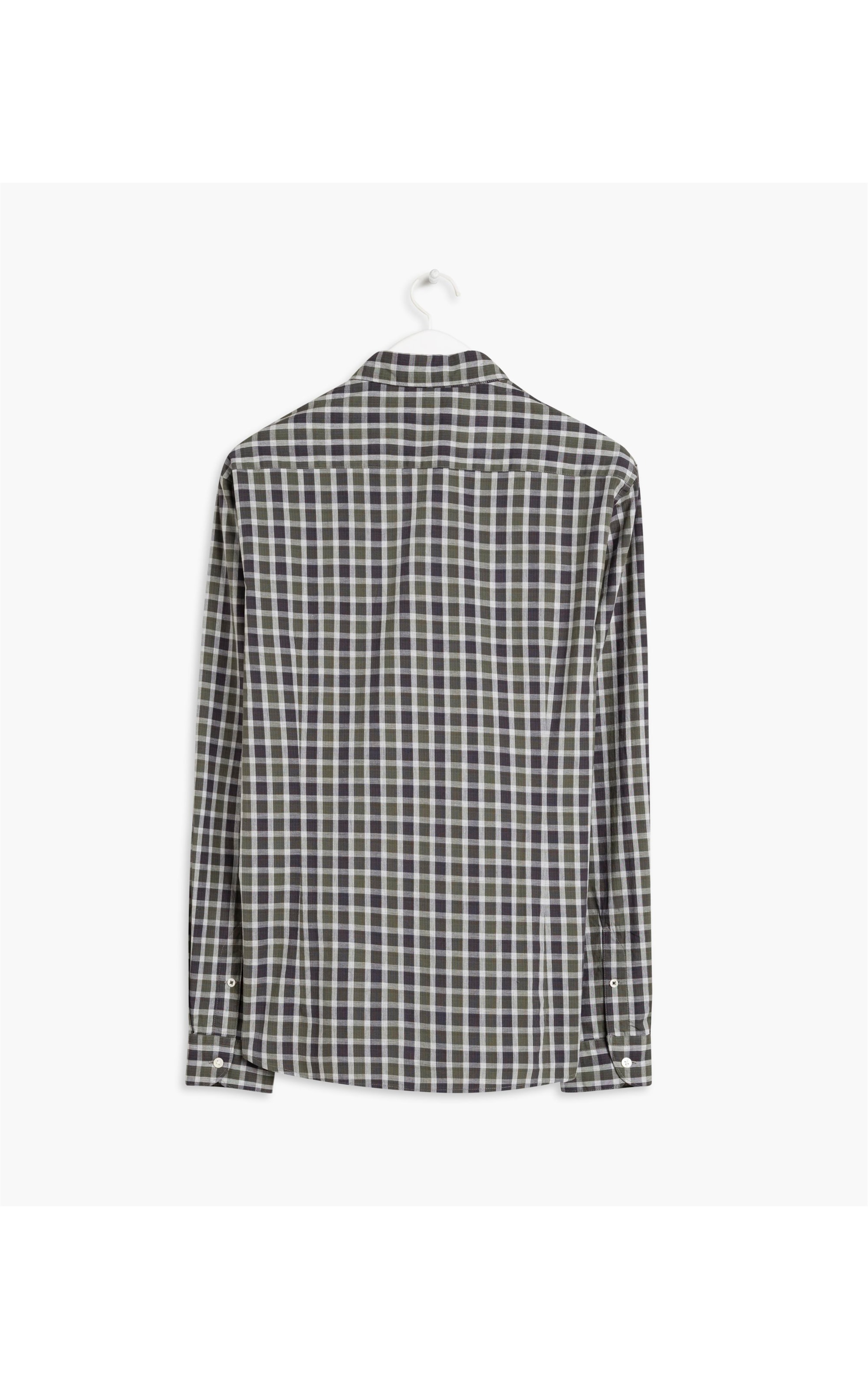 Camisa Paris Xadrez Ml Verde Mescla