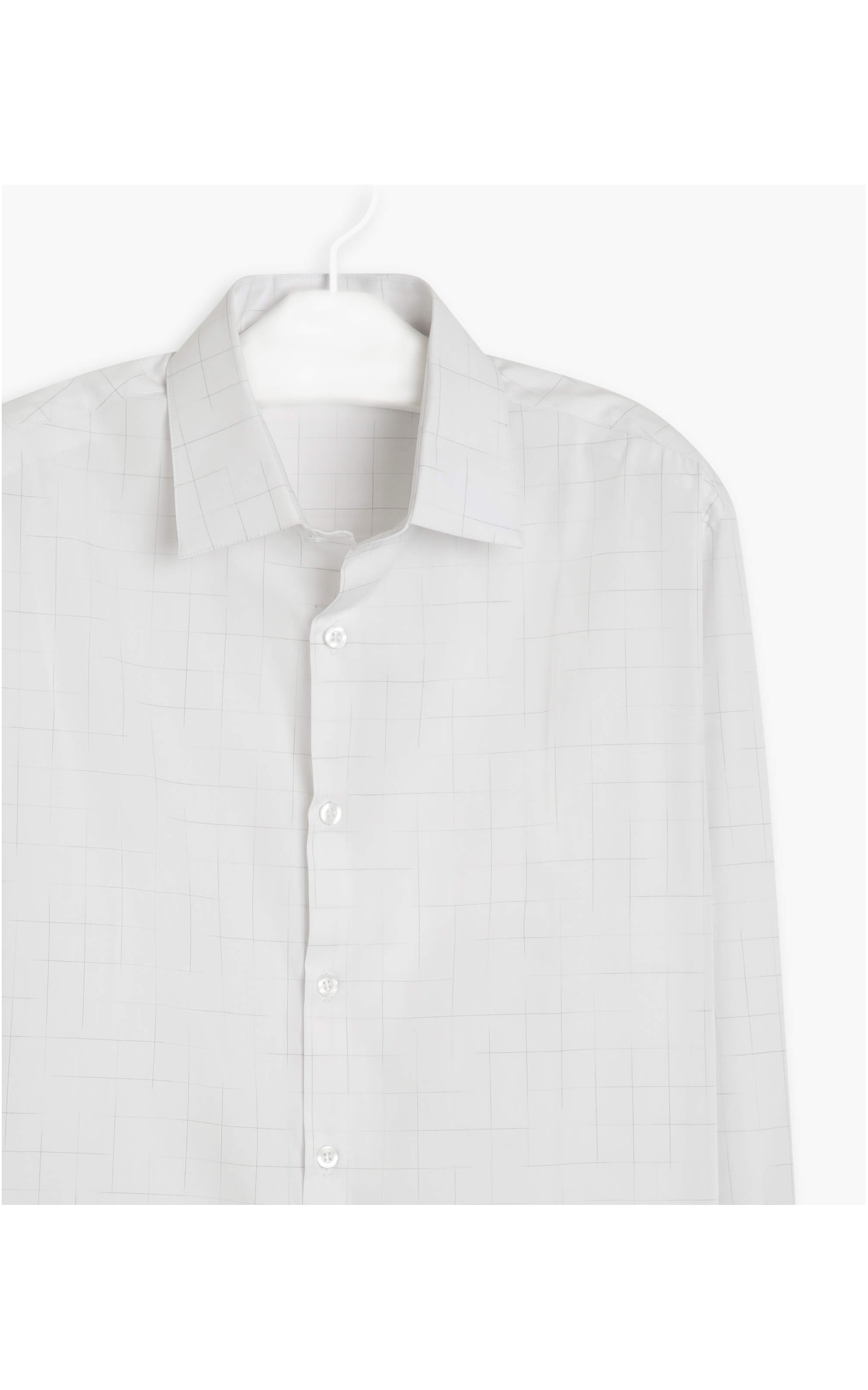 Camisa Pedro Traveller Xadrez Ml Cinza Claro