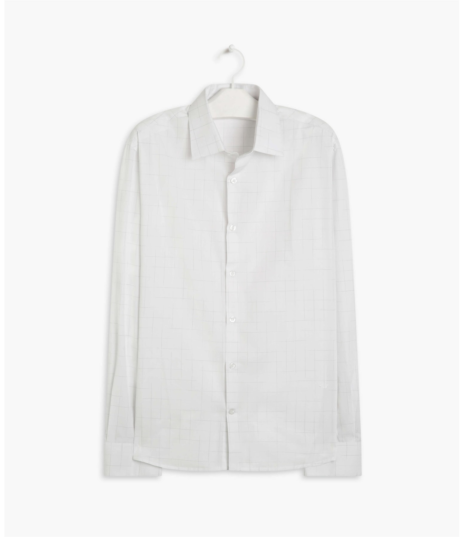 Camisa Pedro Traveller Xadrez Ml Cinza Claro