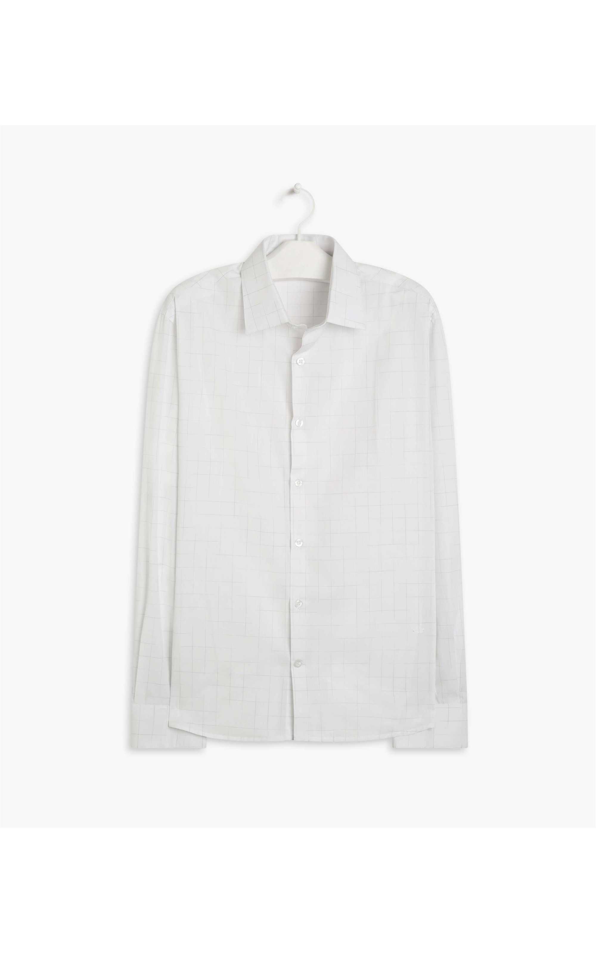 Camisa Pedro Traveller Xadrez Ml Cinza Claro