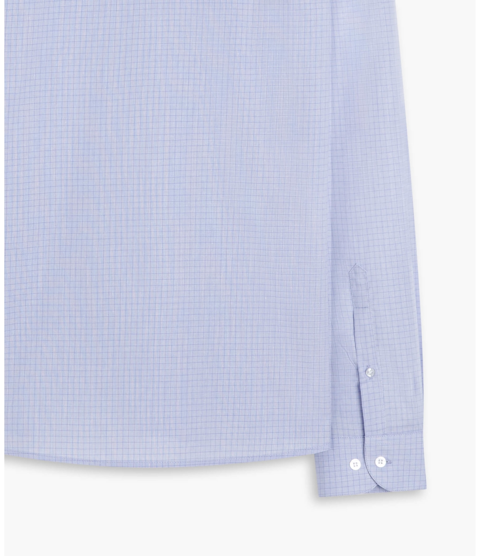 Camisa Perugia Xadrex Ml Azul Claro