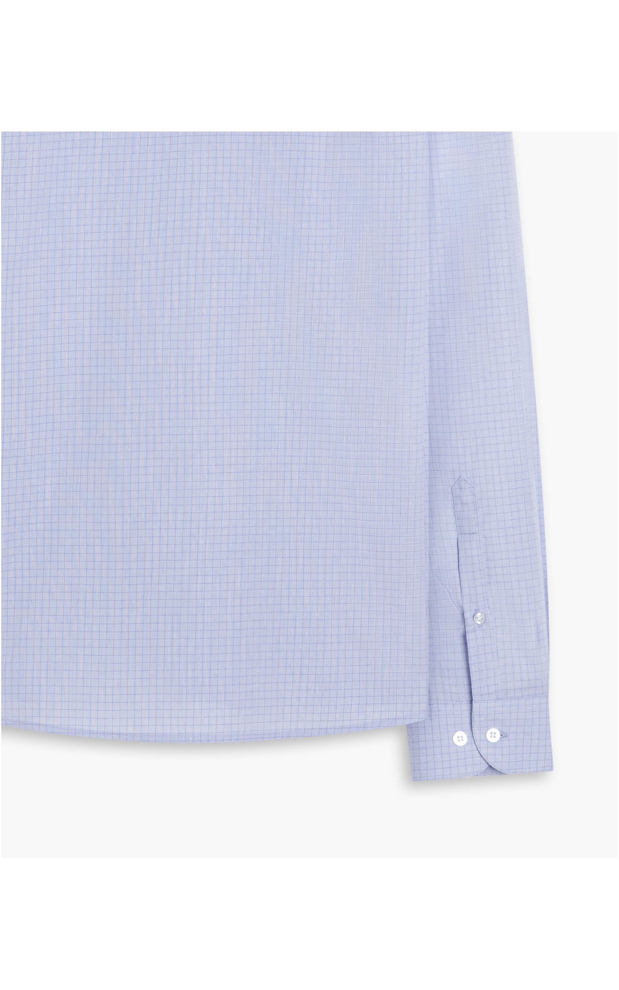 Camisa Perugia Xadrex Ml Azul Claro