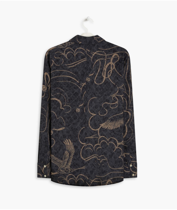 Camisa Petra Crane Preto