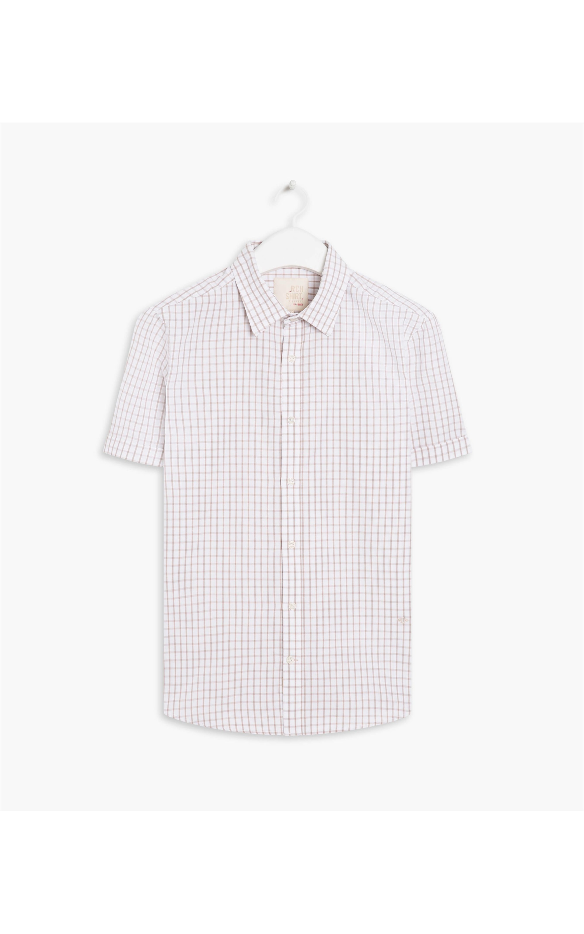Camisa Pipo Xadrez Mc Caqui