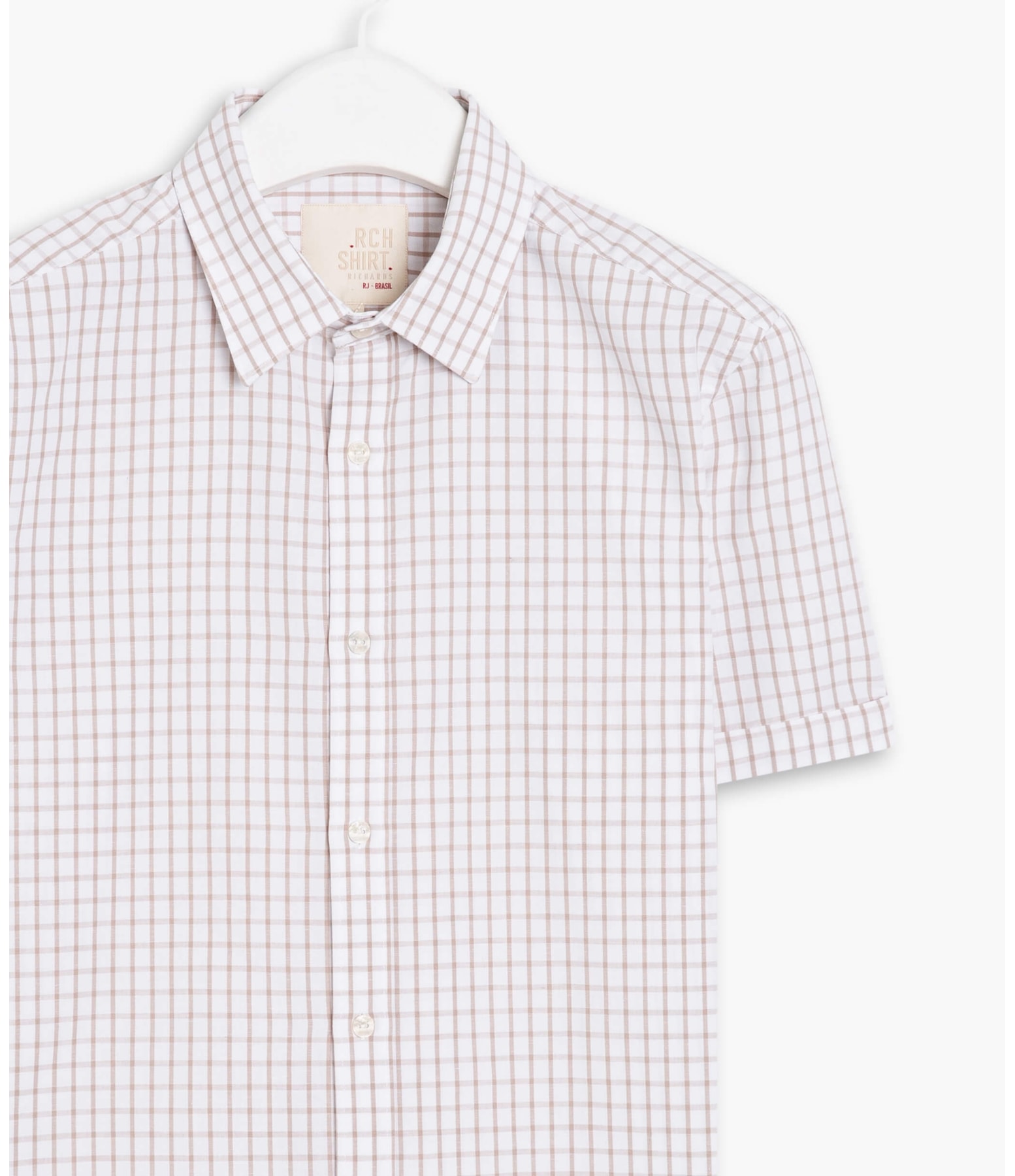 Camisa Pipo Xadrez Mc Caqui