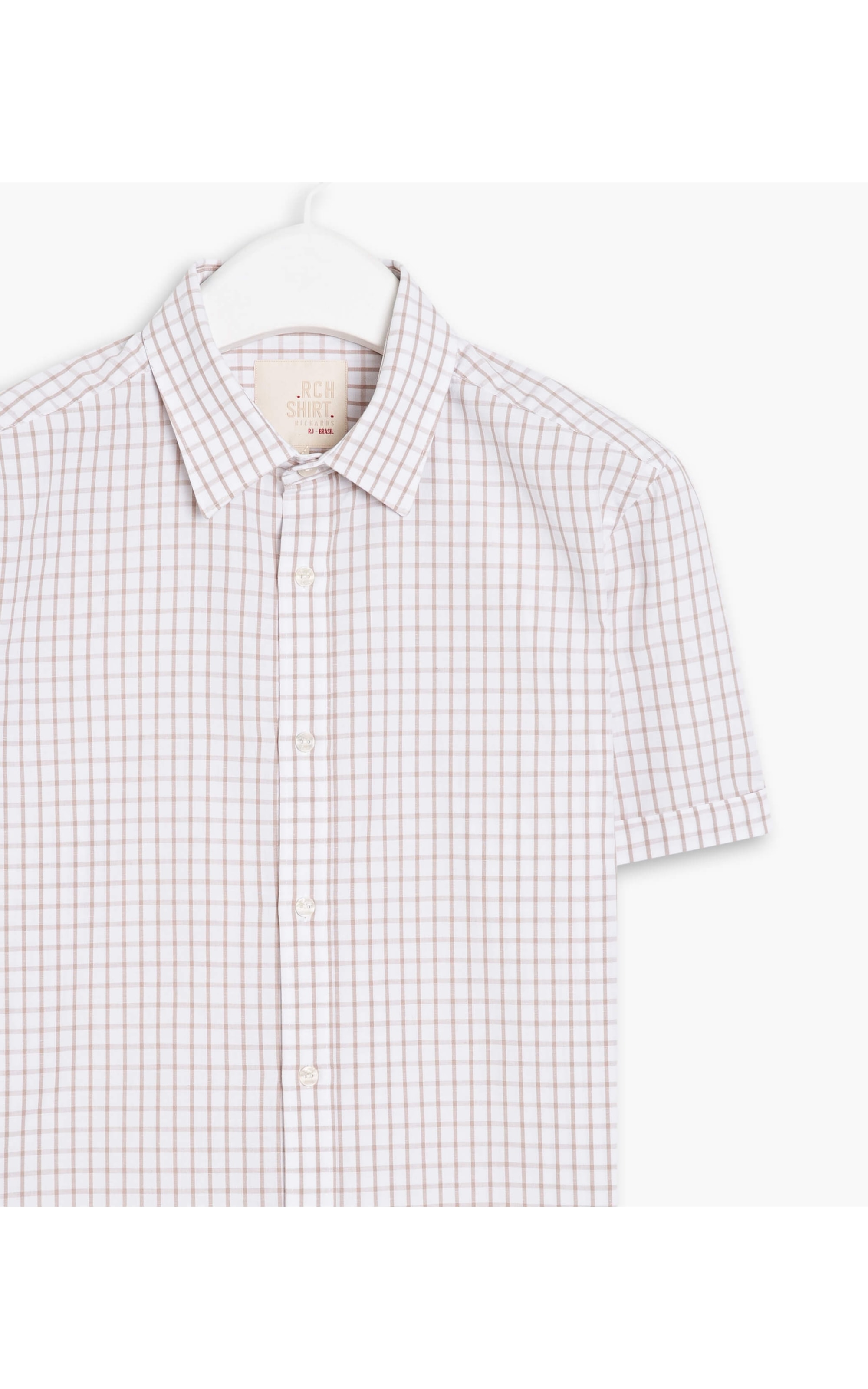 Camisa Pipo Xadrez Mc Caqui