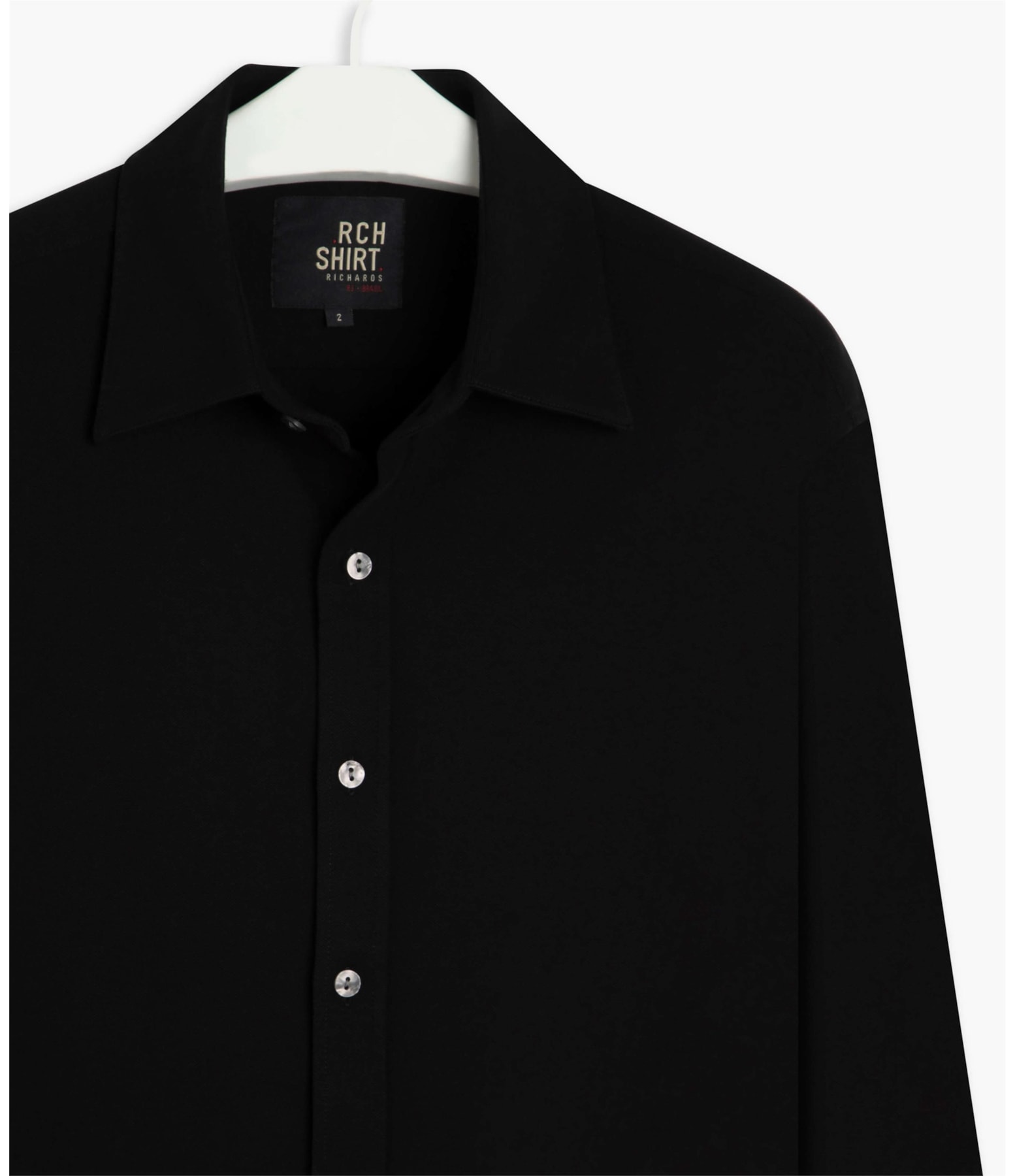 Camisa Piquet Classic Ml Preto